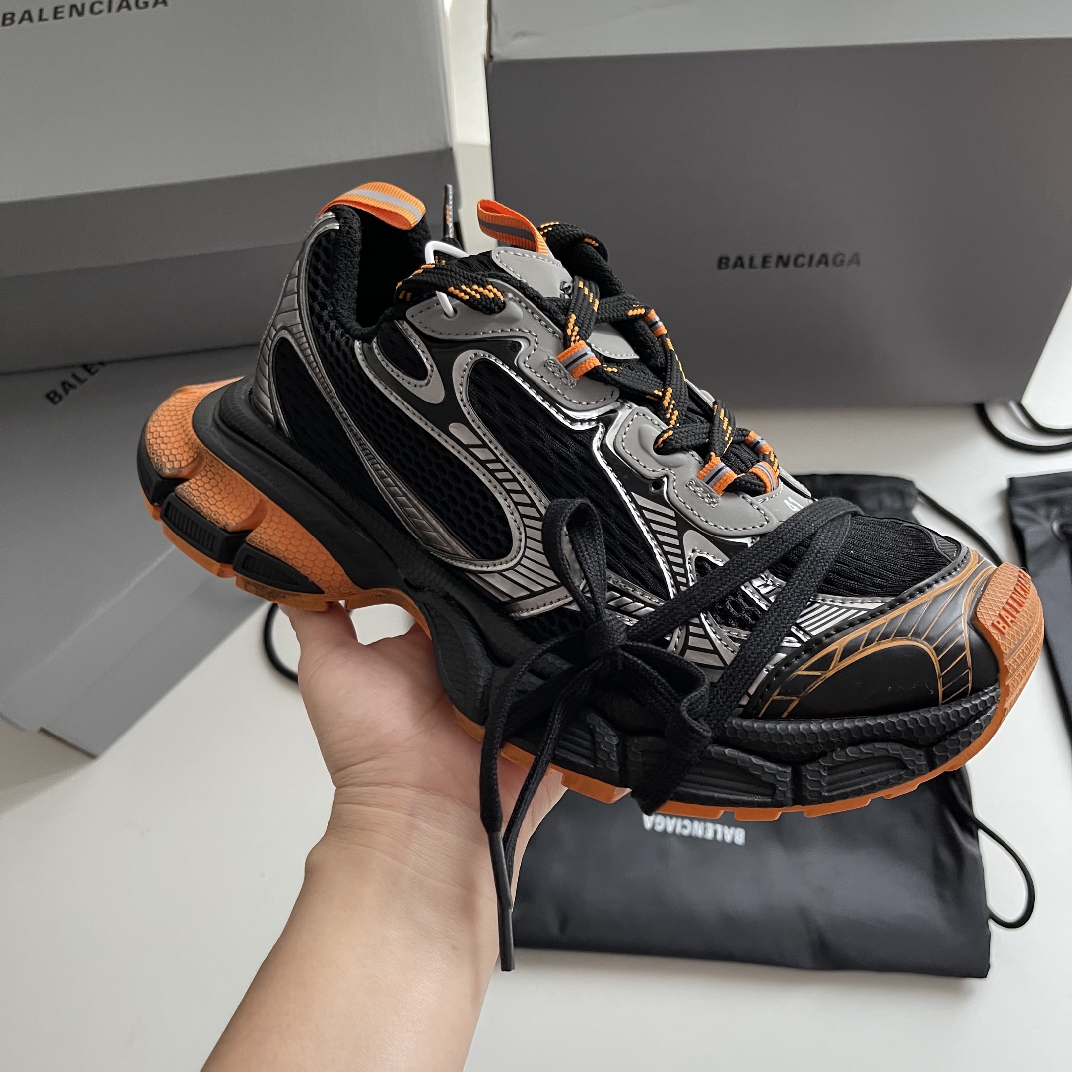 Balenciaga Calvin Klein Basic Shoes Black L-s-xl