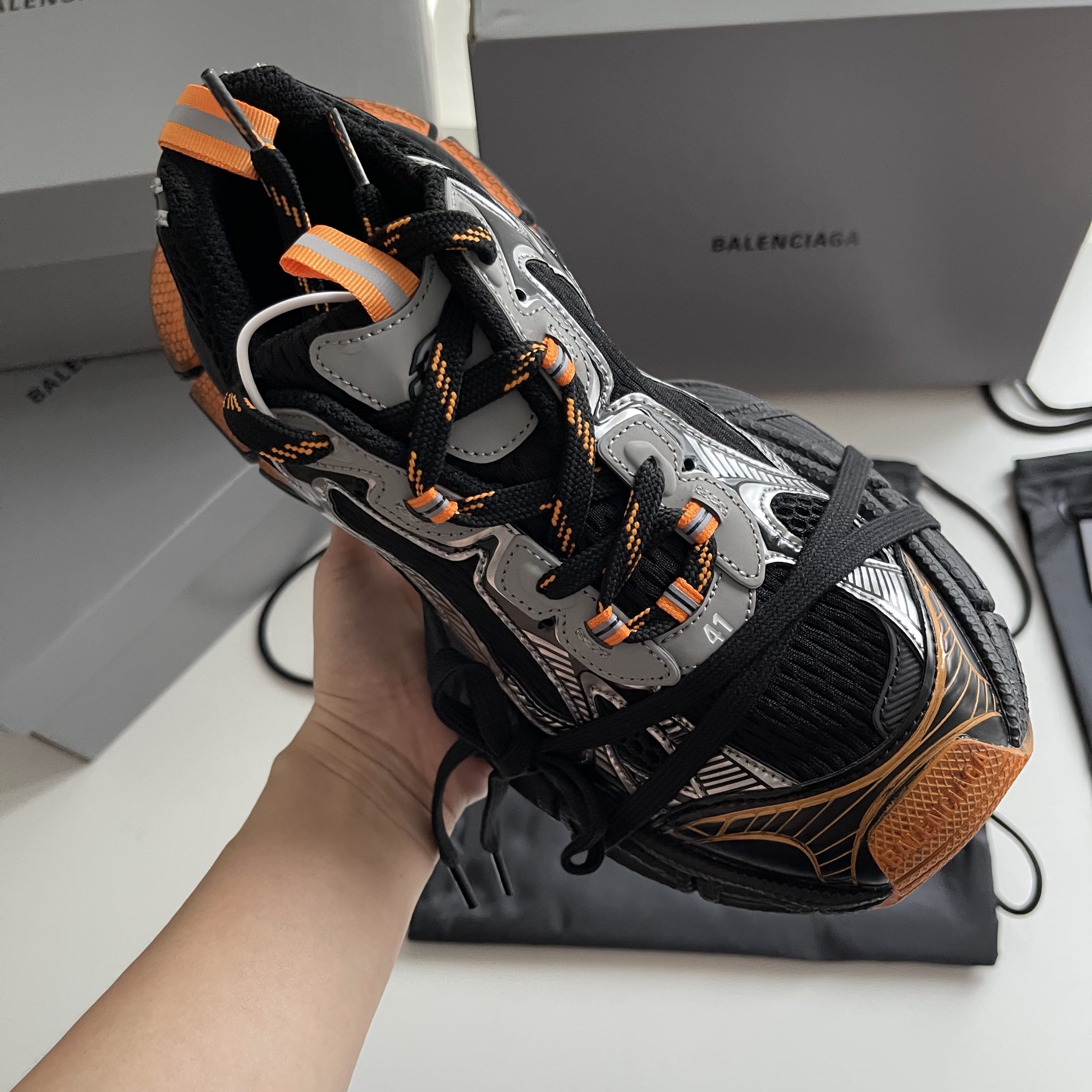 Balenciaga Calvin Klein Basic Shoes Black L-s-xl