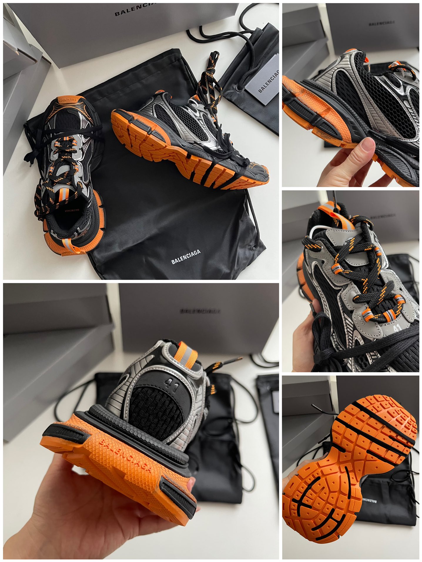 Balenciaga Calvin Klein Basic Shoes Black L-s-xl