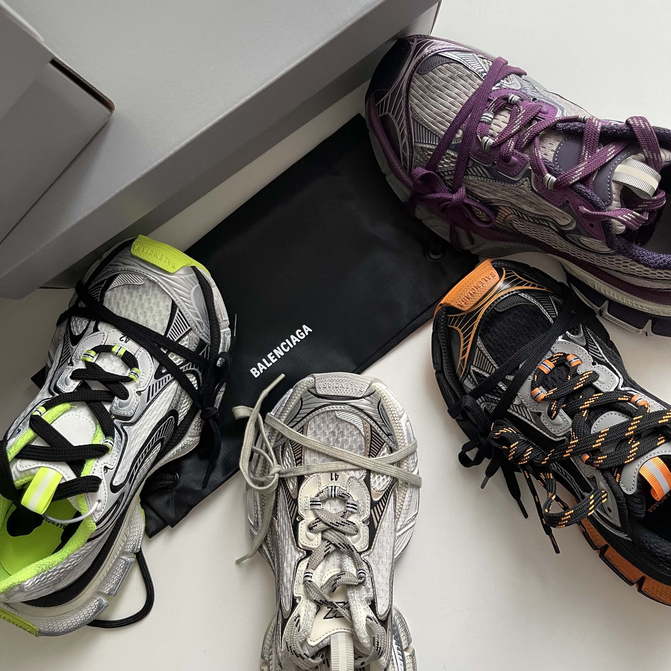 Balenciaga Calvin Klein Basic Shoes Black L-s-xl