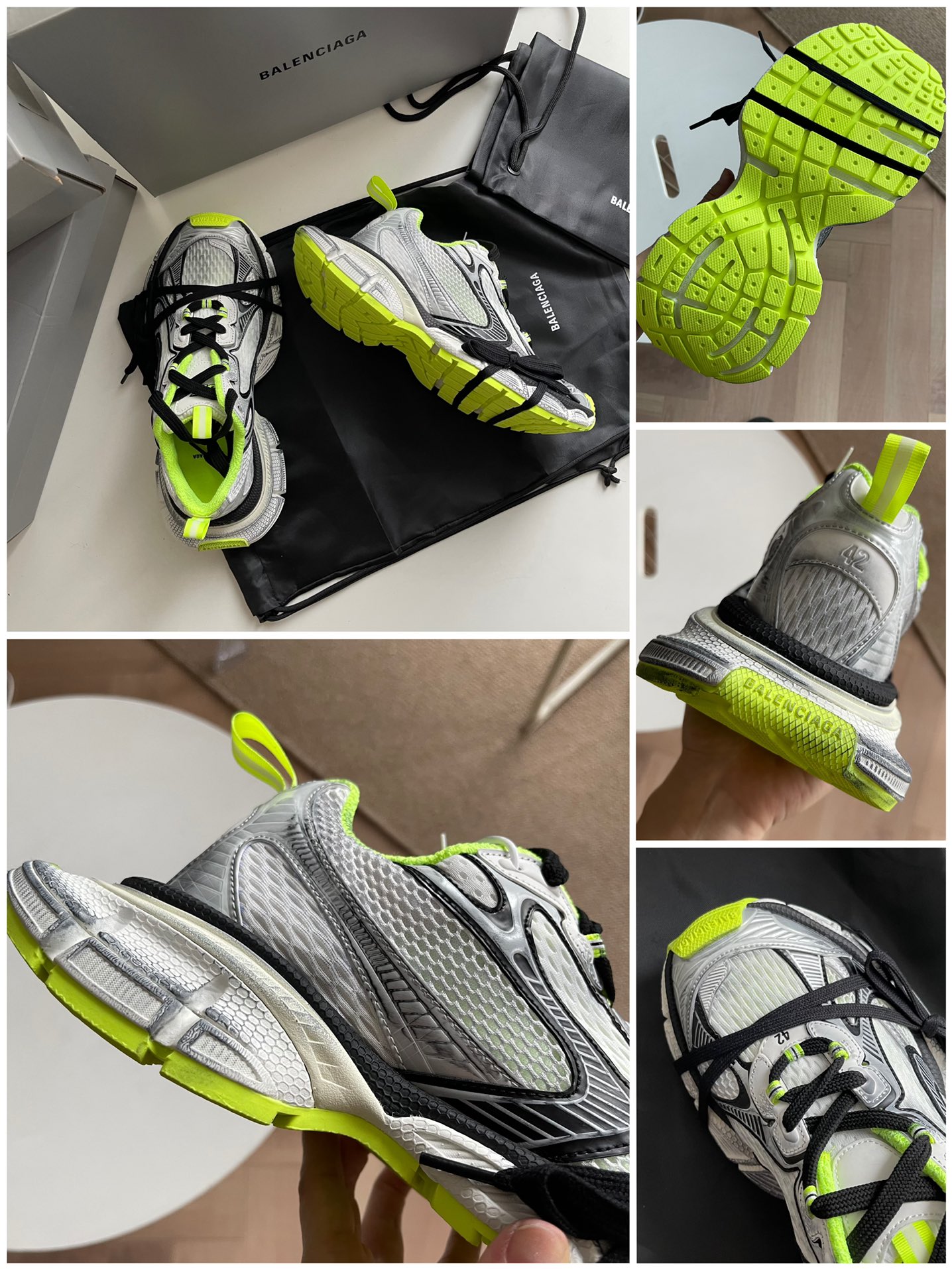 Balenciaga Calvin Klein Basic Shoes Black L-s-xl