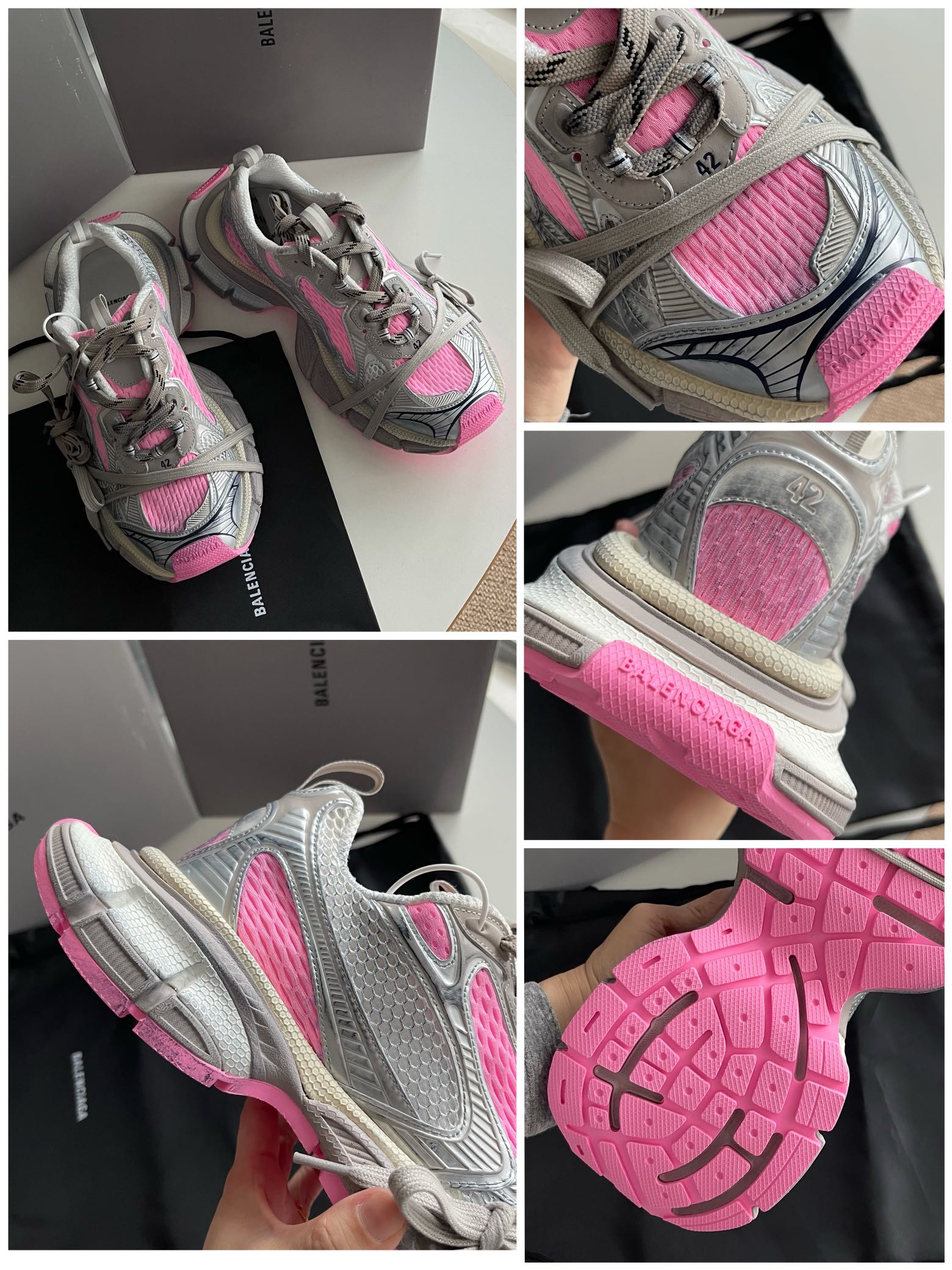 Balenciaga Calvin Klein Basic Shoes Black L-s-xl