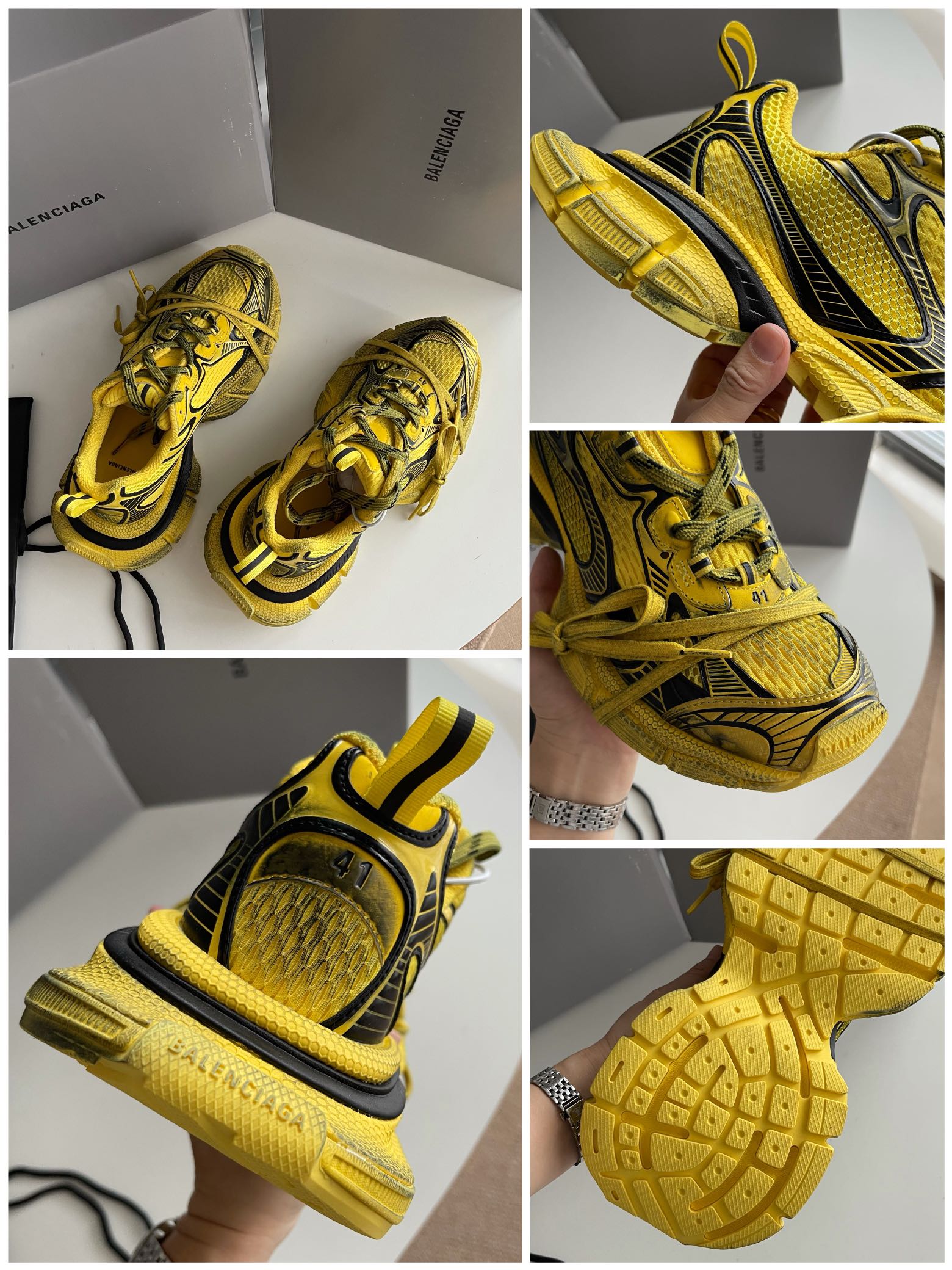 Balenciaga Calvin Klein Basic Shoes Black L-s-xl