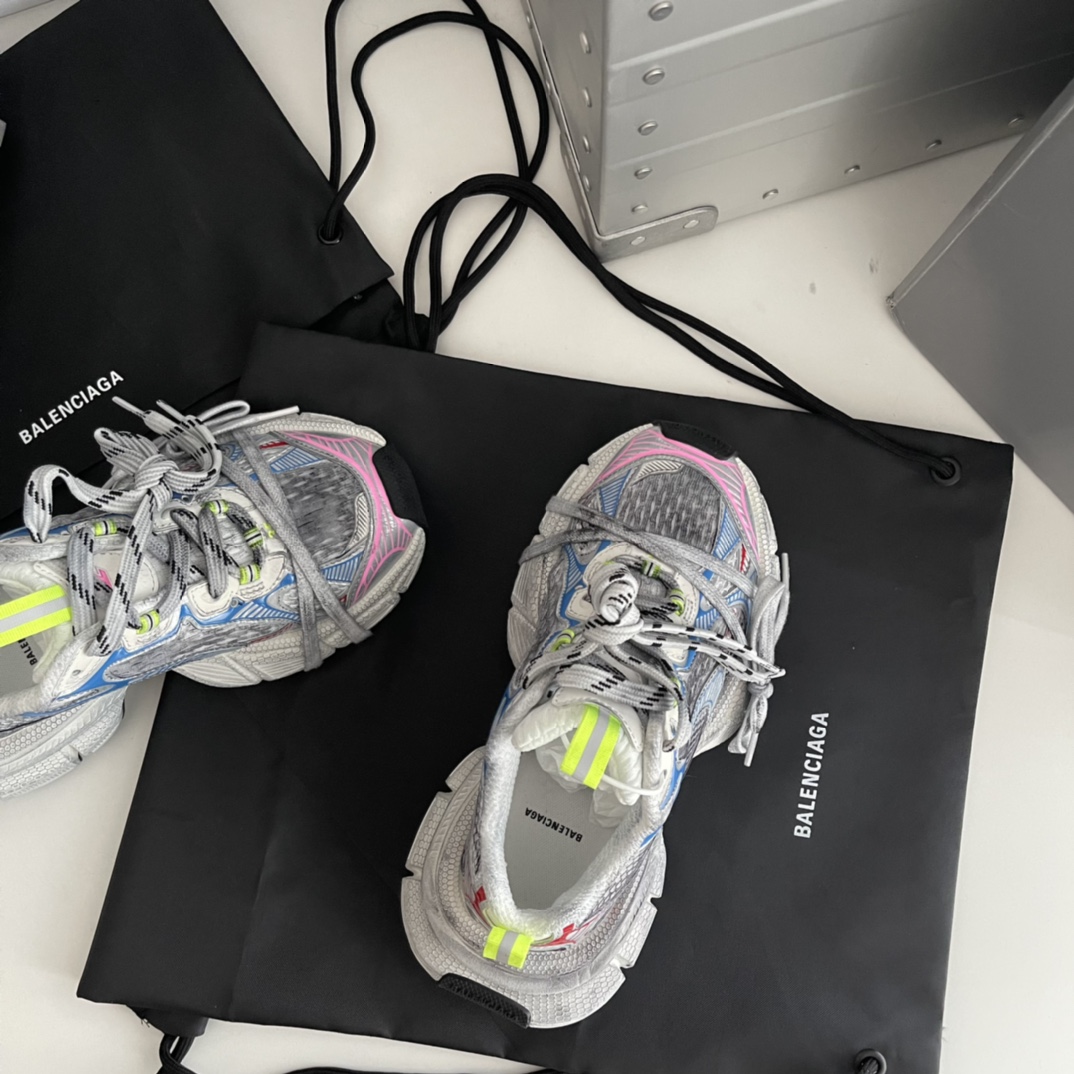 Balenciaga Calvin Klein Male Basic Shoes Black L-s-xl