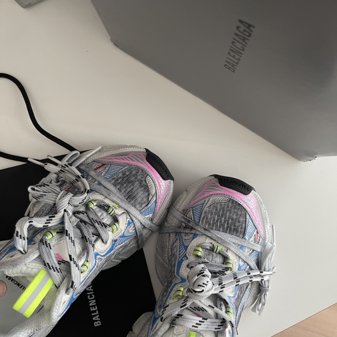 Balenciaga Calvin Klein Male Basic Shoes Black L-s-xl