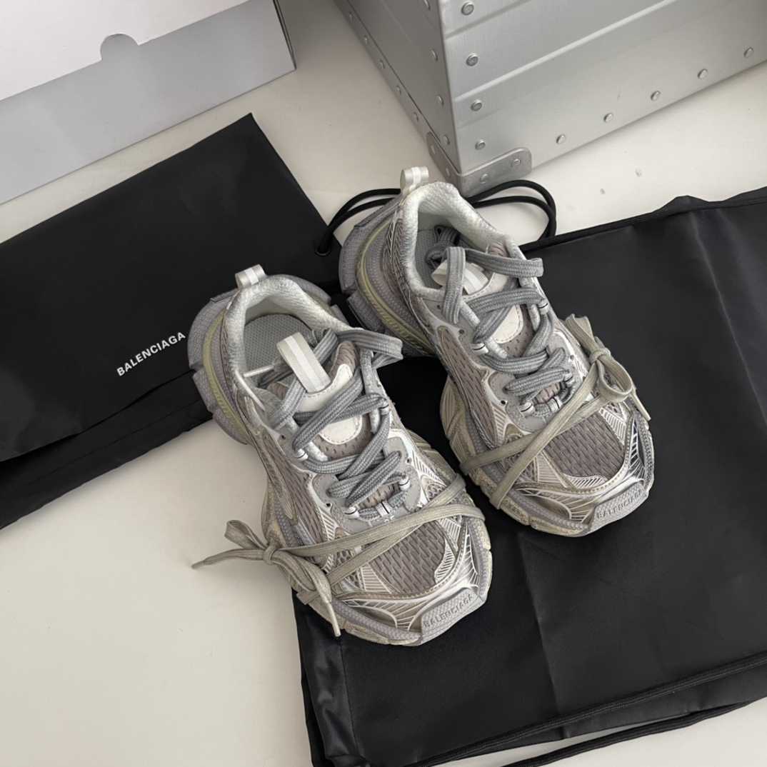 Balenciaga Calvin Klein Male Basic Shoes Black L-s-xl