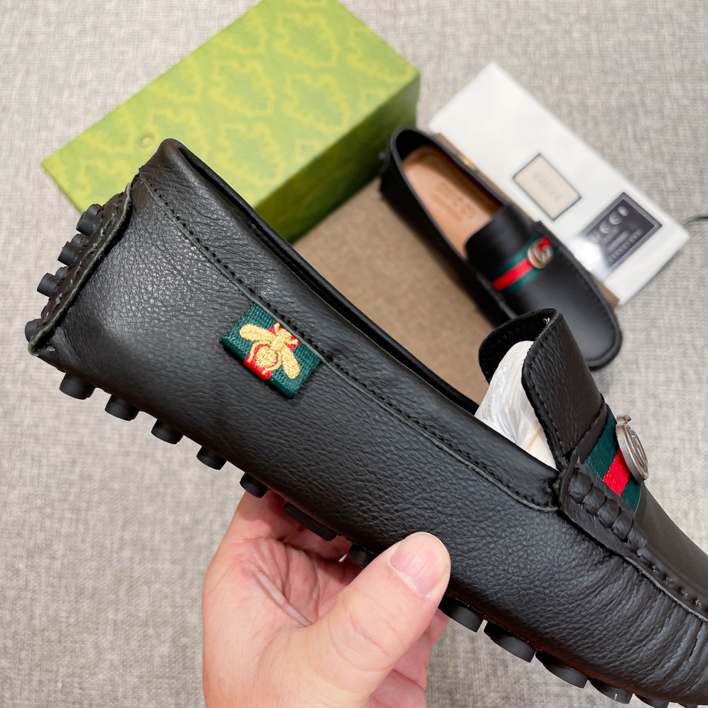Gucci Basic Shoes Brown Breathable