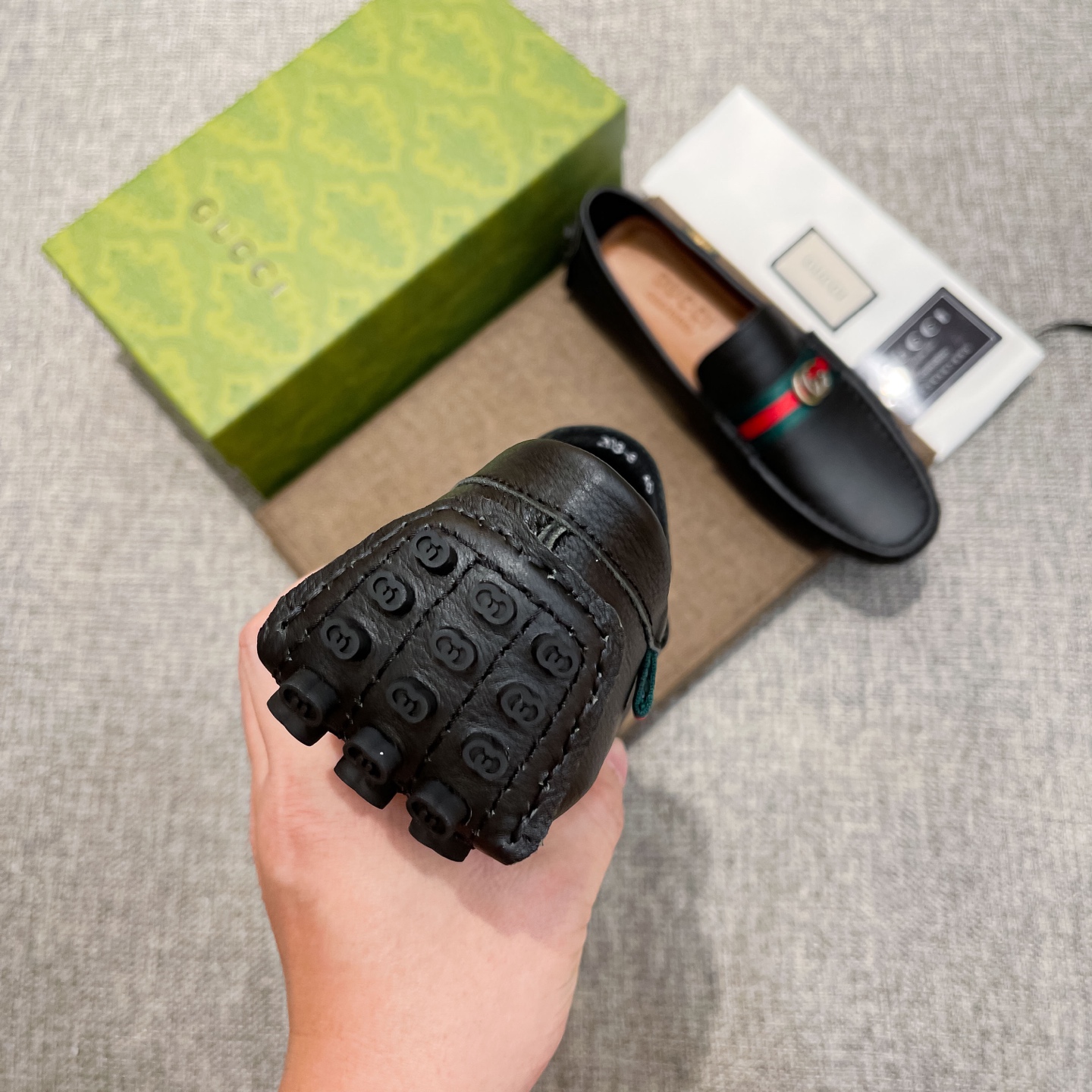 Gucci Basic Shoes Brown Breathable