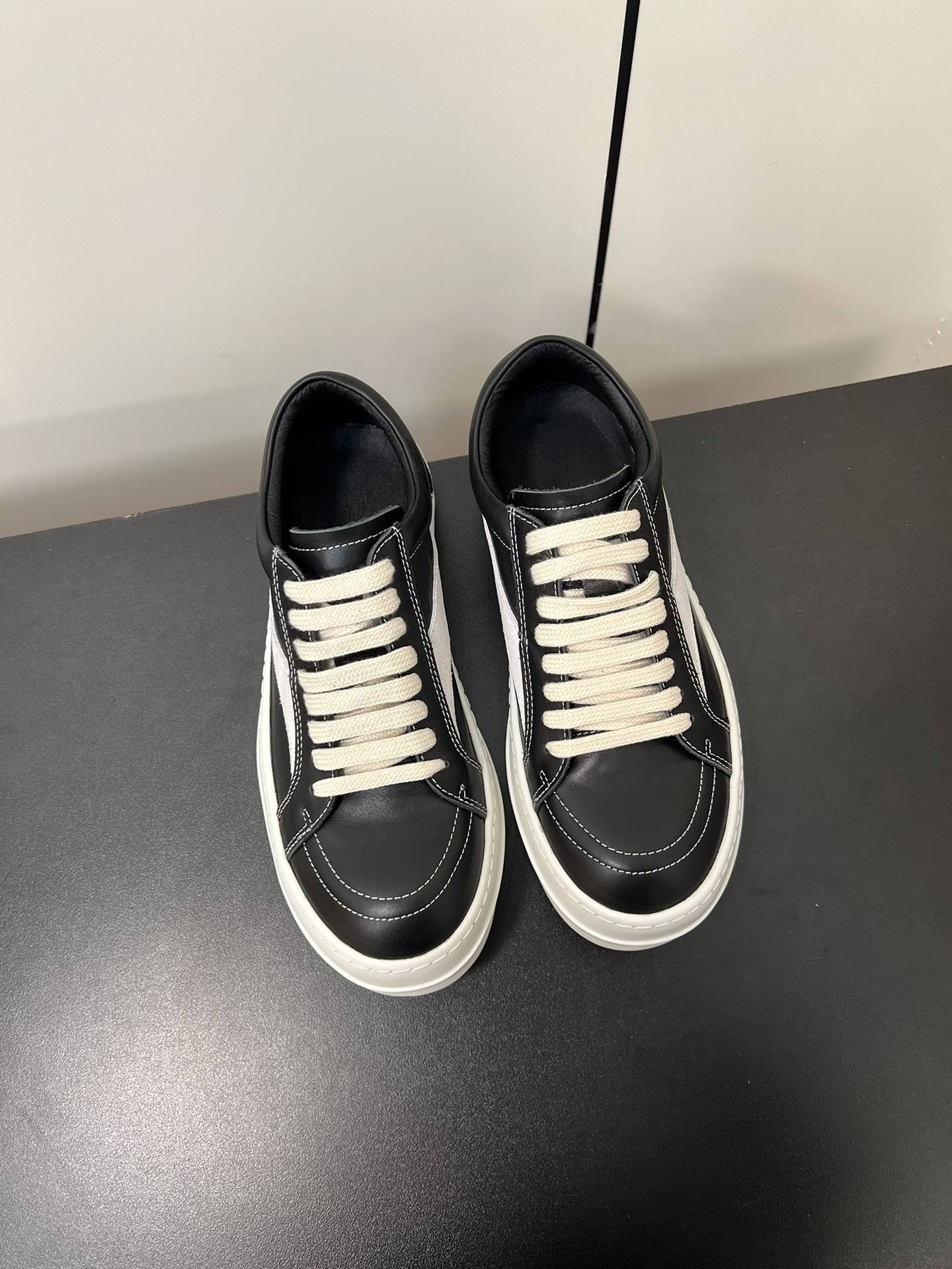 Calvin Klein Male Leather Shoes Cow Leather Black M-l-s