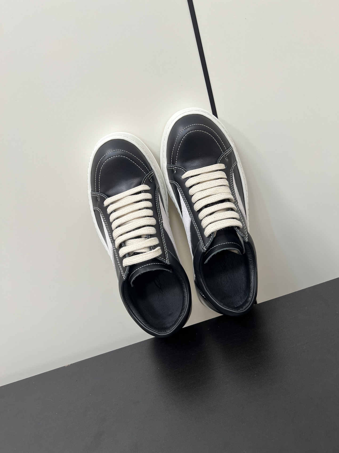 Calvin Klein Male Leather Shoes Cow Leather Black M-l-s