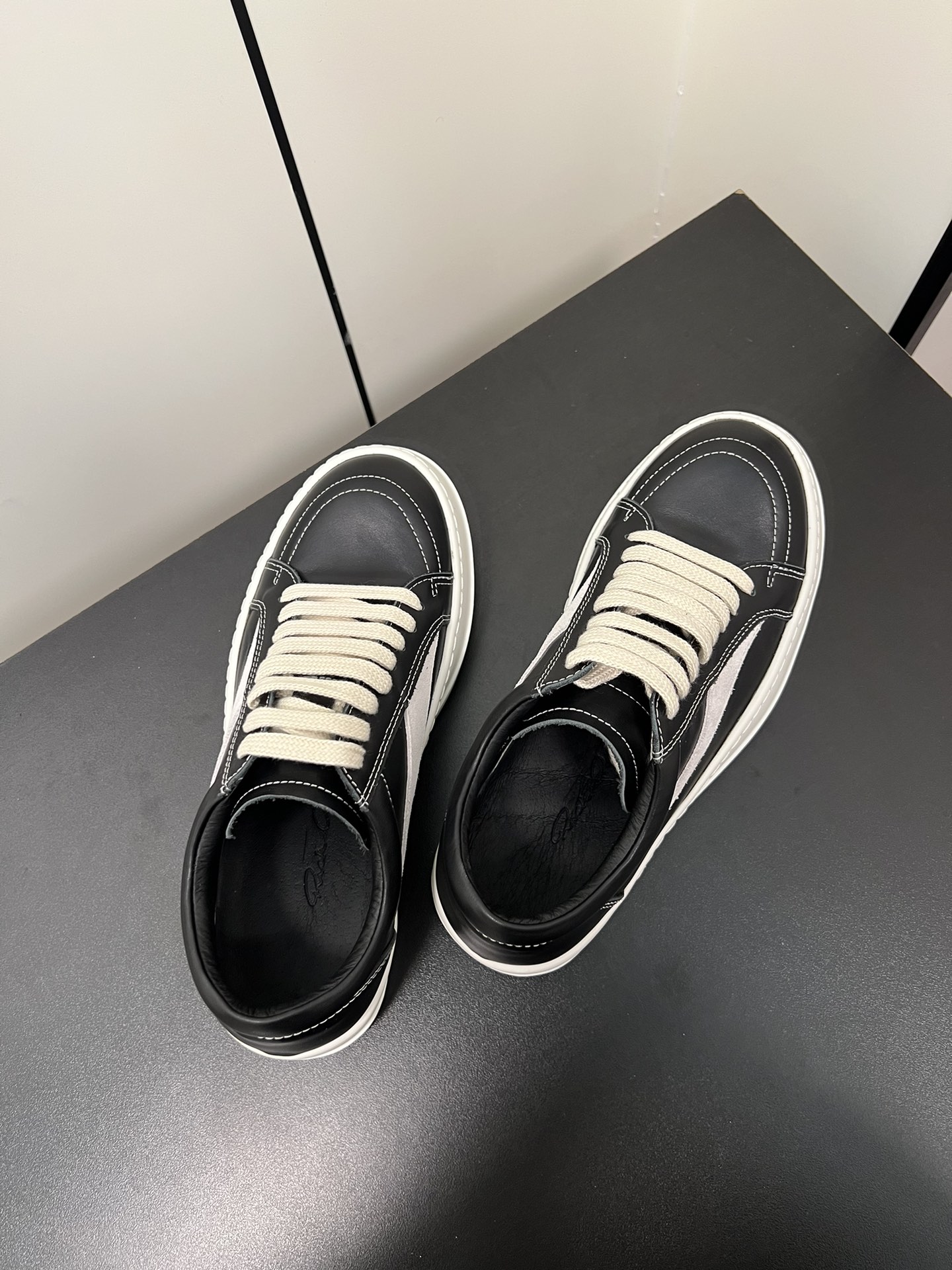 Calvin Klein Male Leather Shoes Cow Leather Black M-l-s