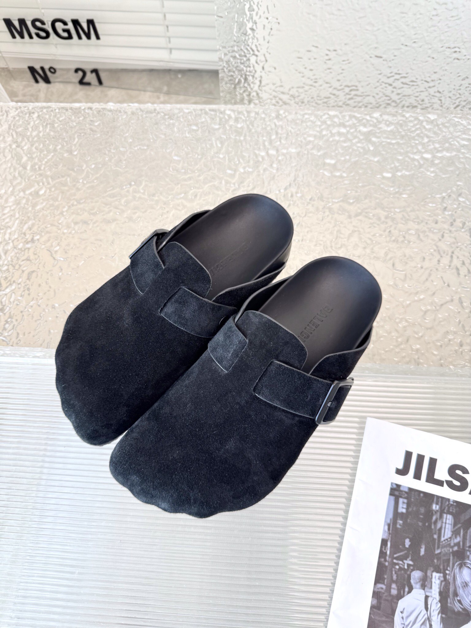 Balenciaga Male Basic Shoes Black M-l-s