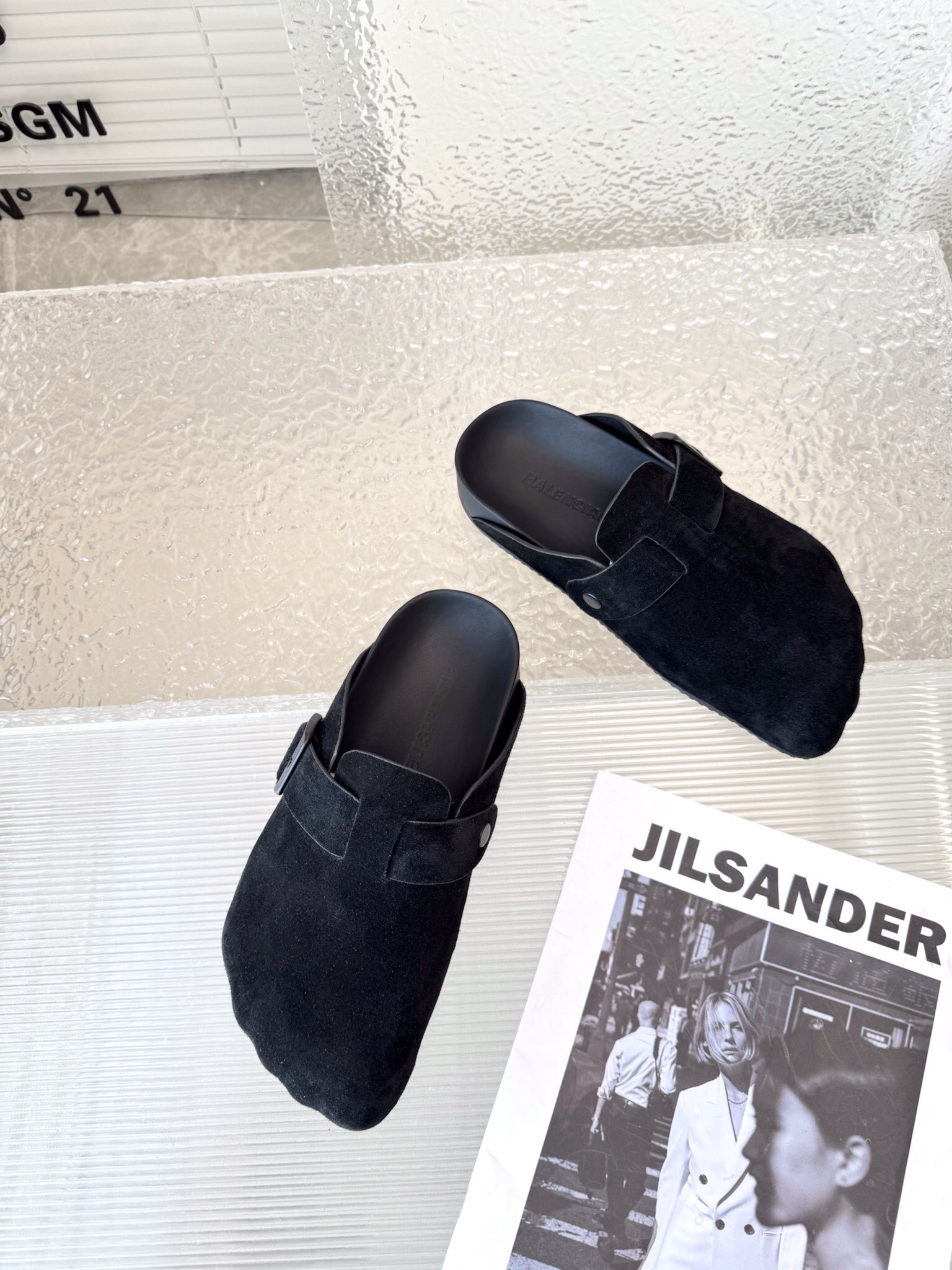 Balenciaga Male Basic Shoes Black M-l-s