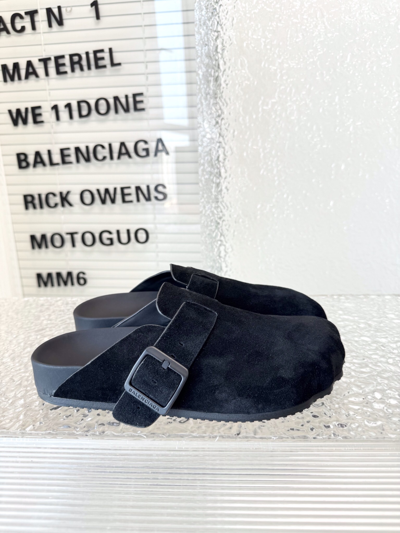 Balenciaga Male Basic Shoes Black M-l-s