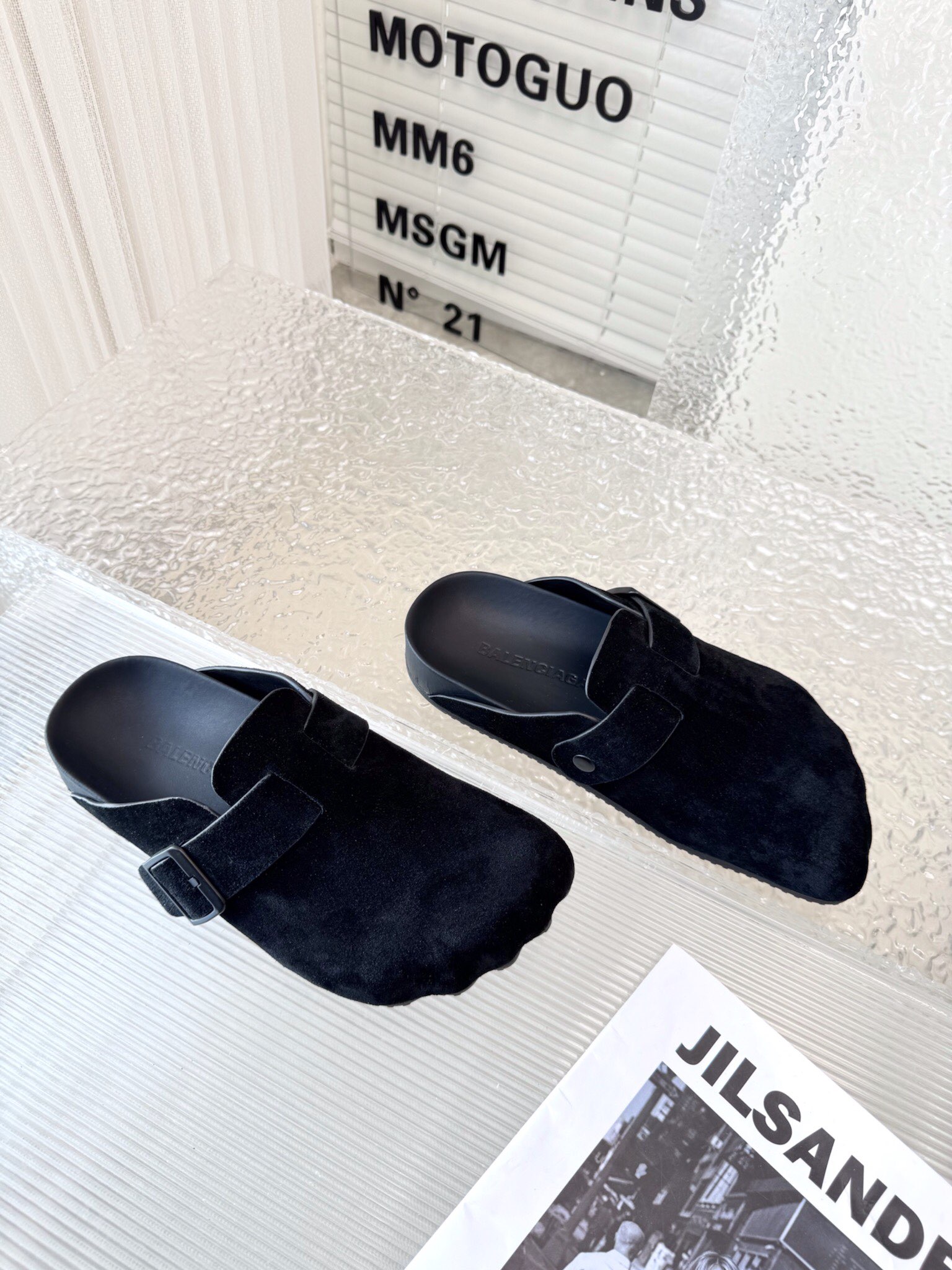 Balenciaga Male Basic Shoes Black M-l-s