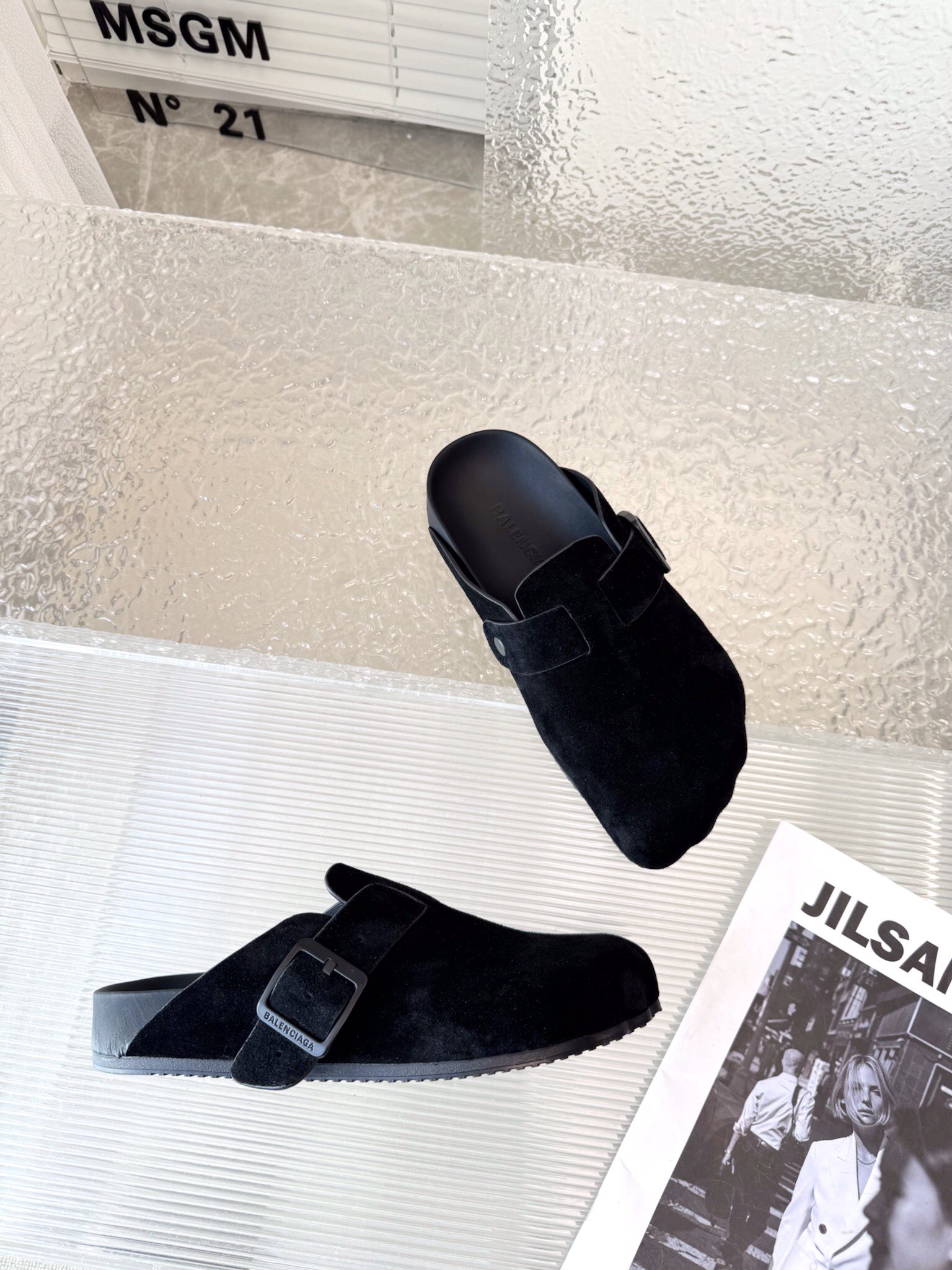 Balenciaga Male Basic Shoes Black M-l-s