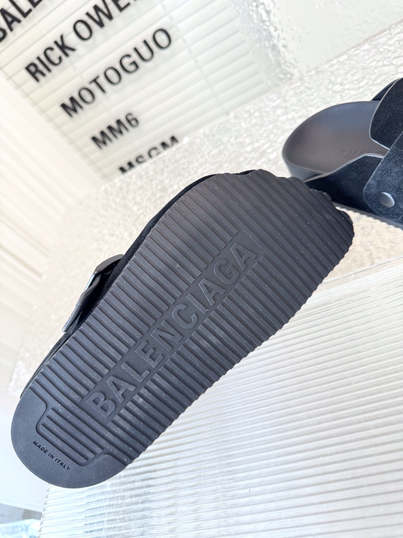 Balenciaga Male Basic Shoes Black M-l-s