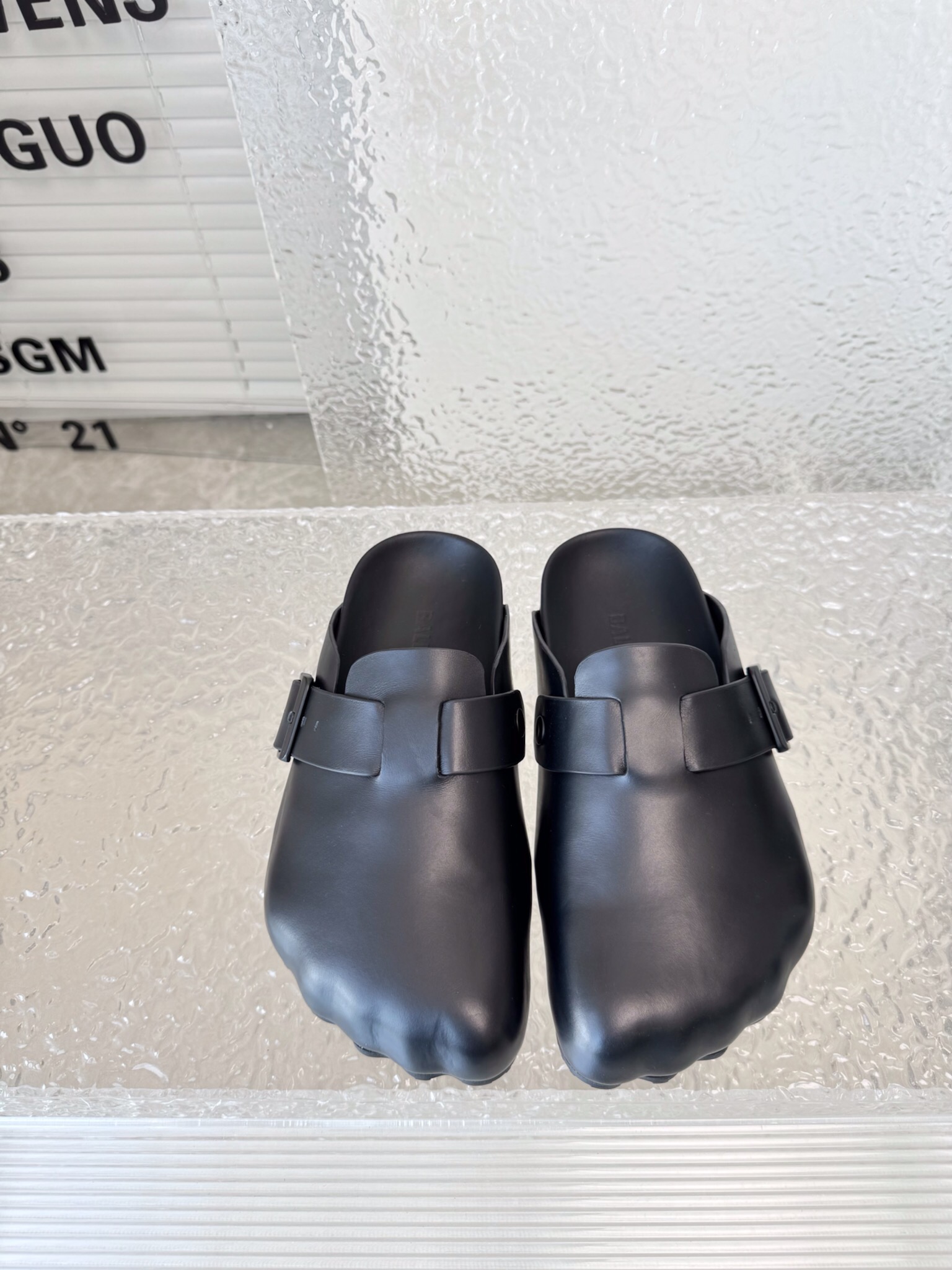 Balenciaga Male Basic Shoes Black M-l-s