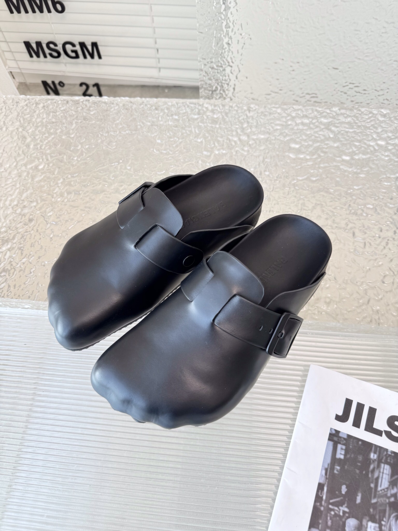 Balenciaga Male Basic Shoes Black M-l-s