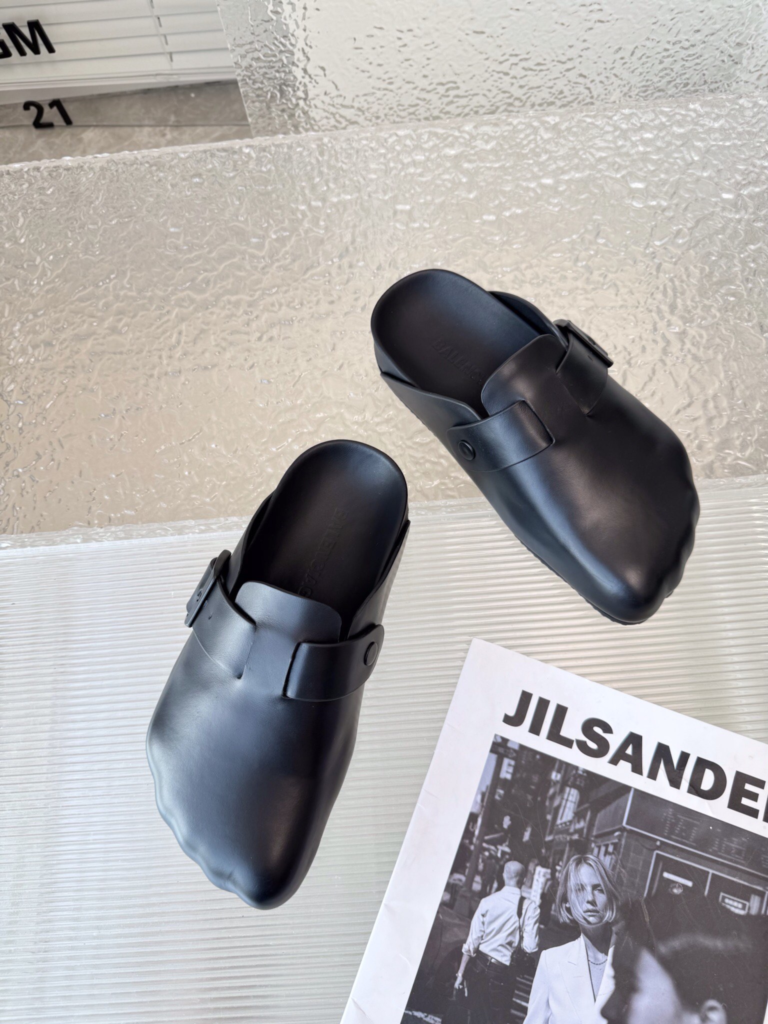 Balenciaga Male Basic Shoes Black M-l-s