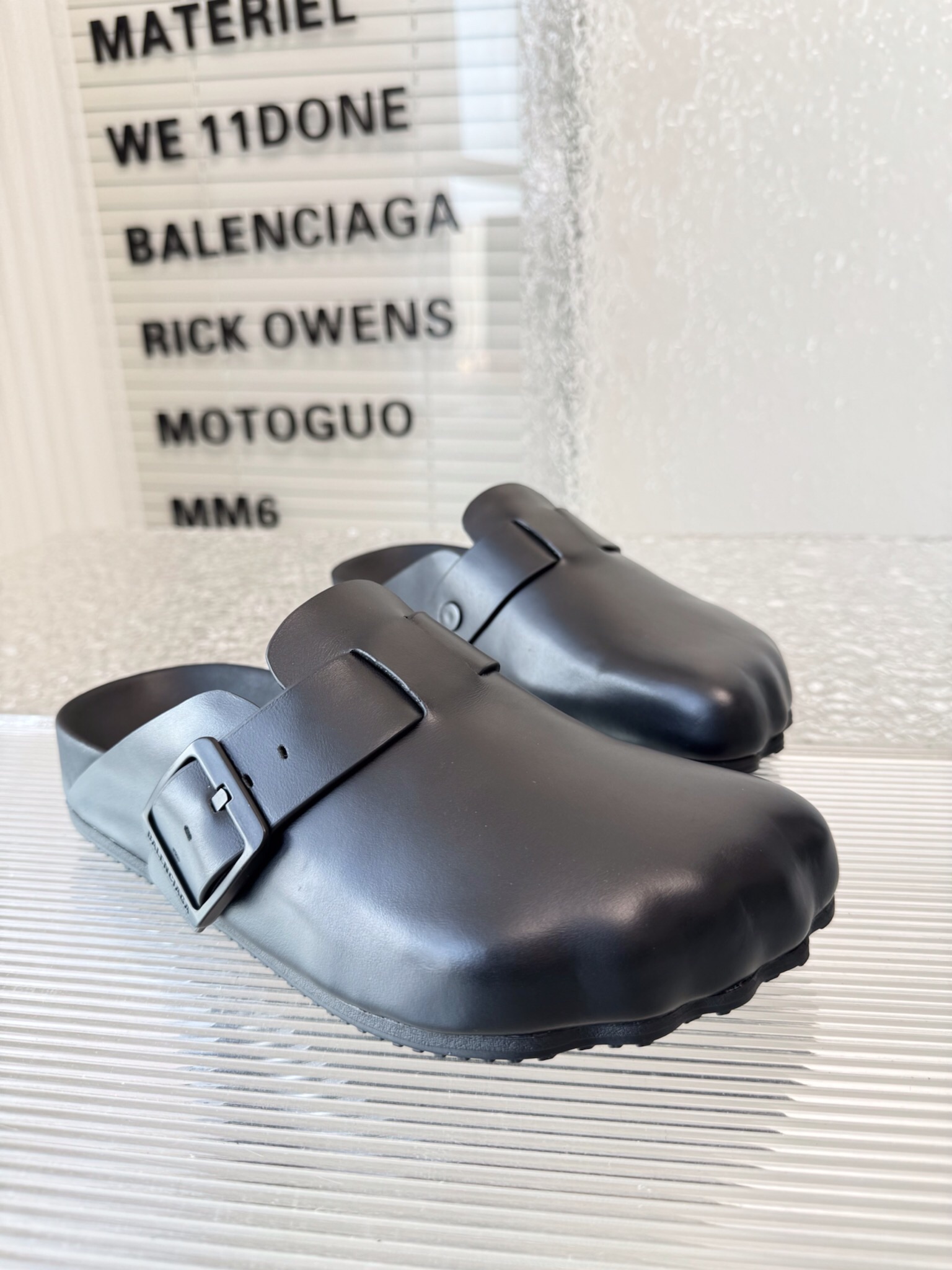 Balenciaga Male Basic Shoes Black M-l-s