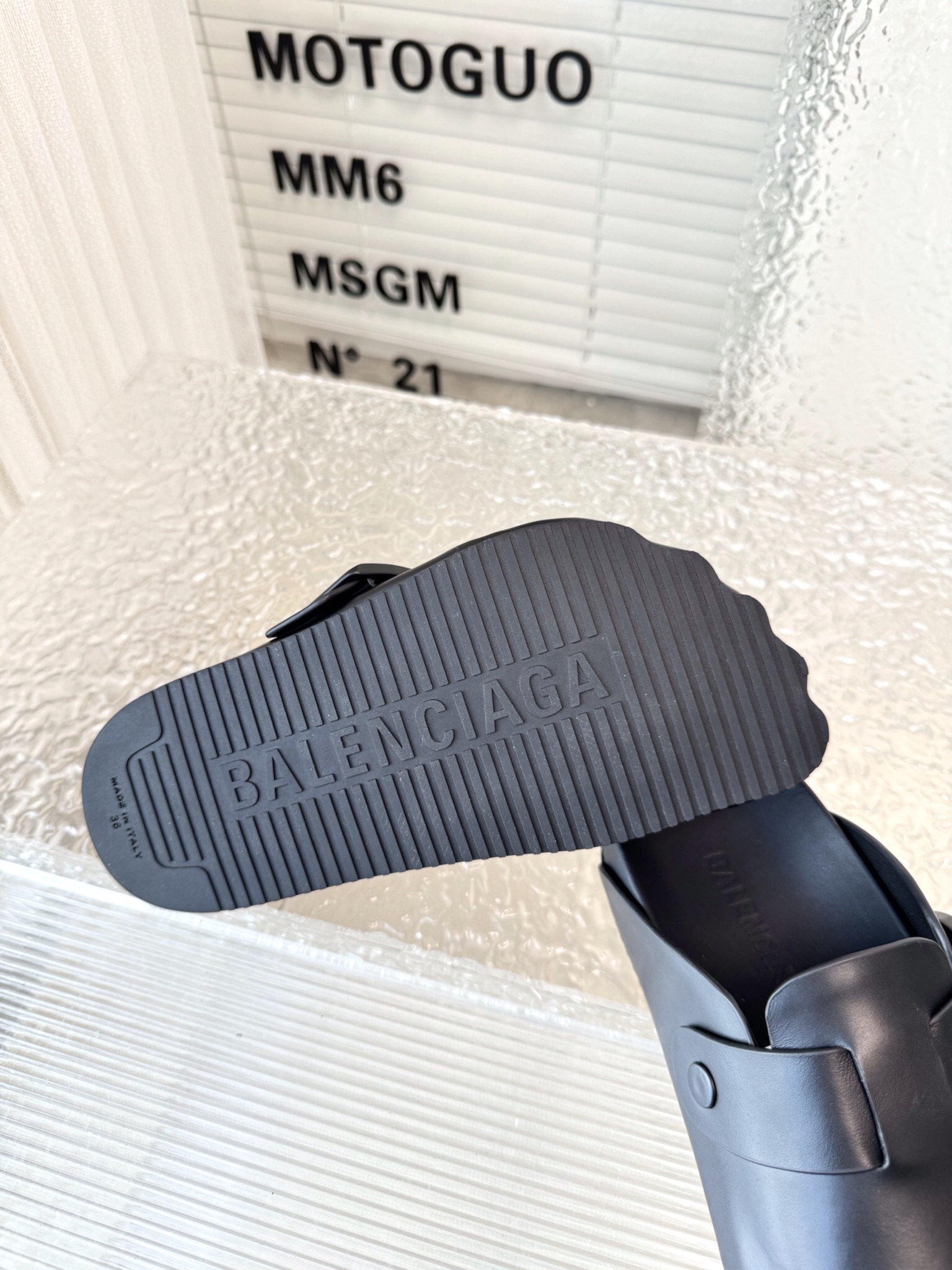 Balenciaga Male Basic Shoes Black M-l-s