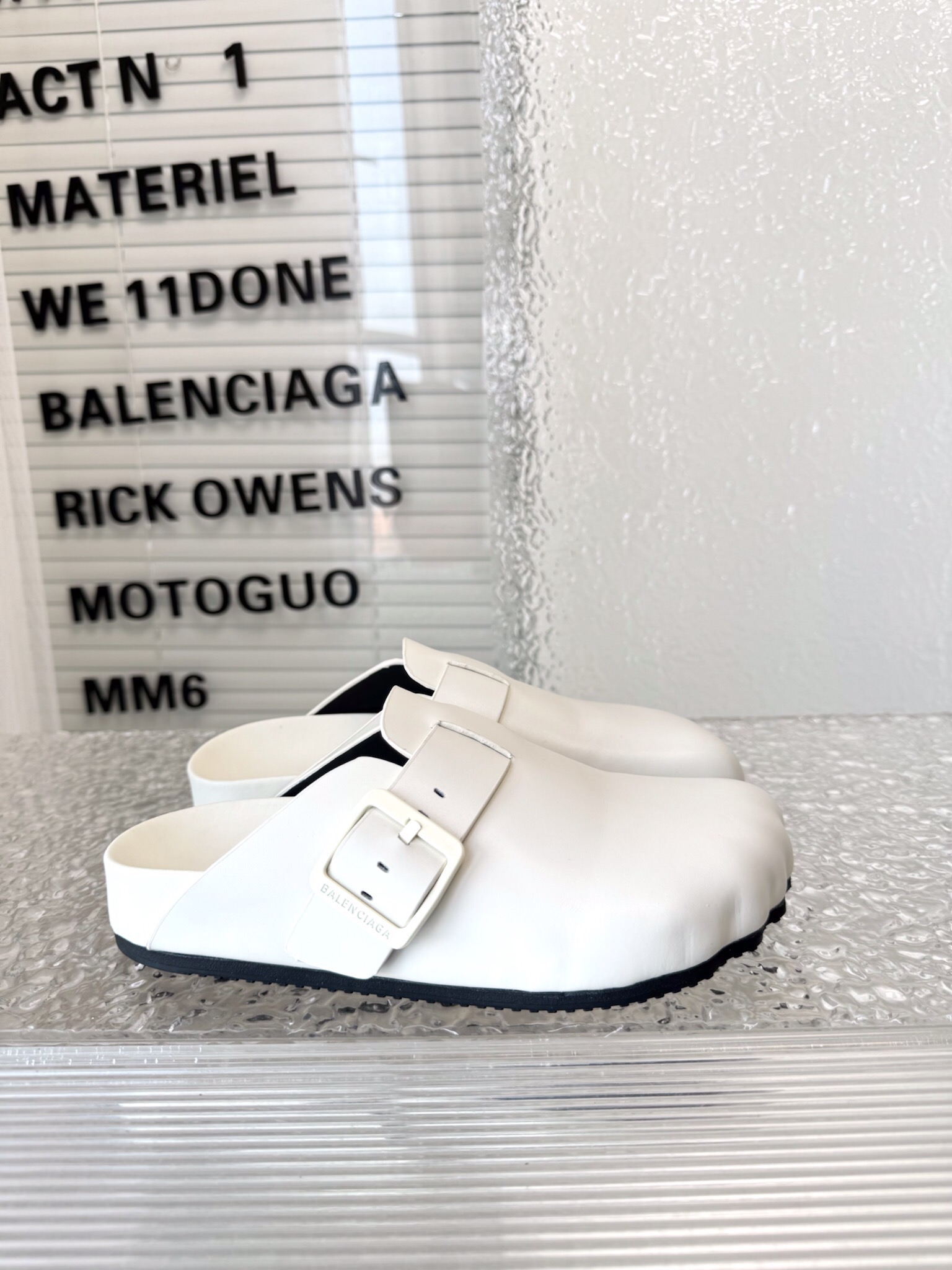 Balenciaga Male Basic Shoes Black M-l-s