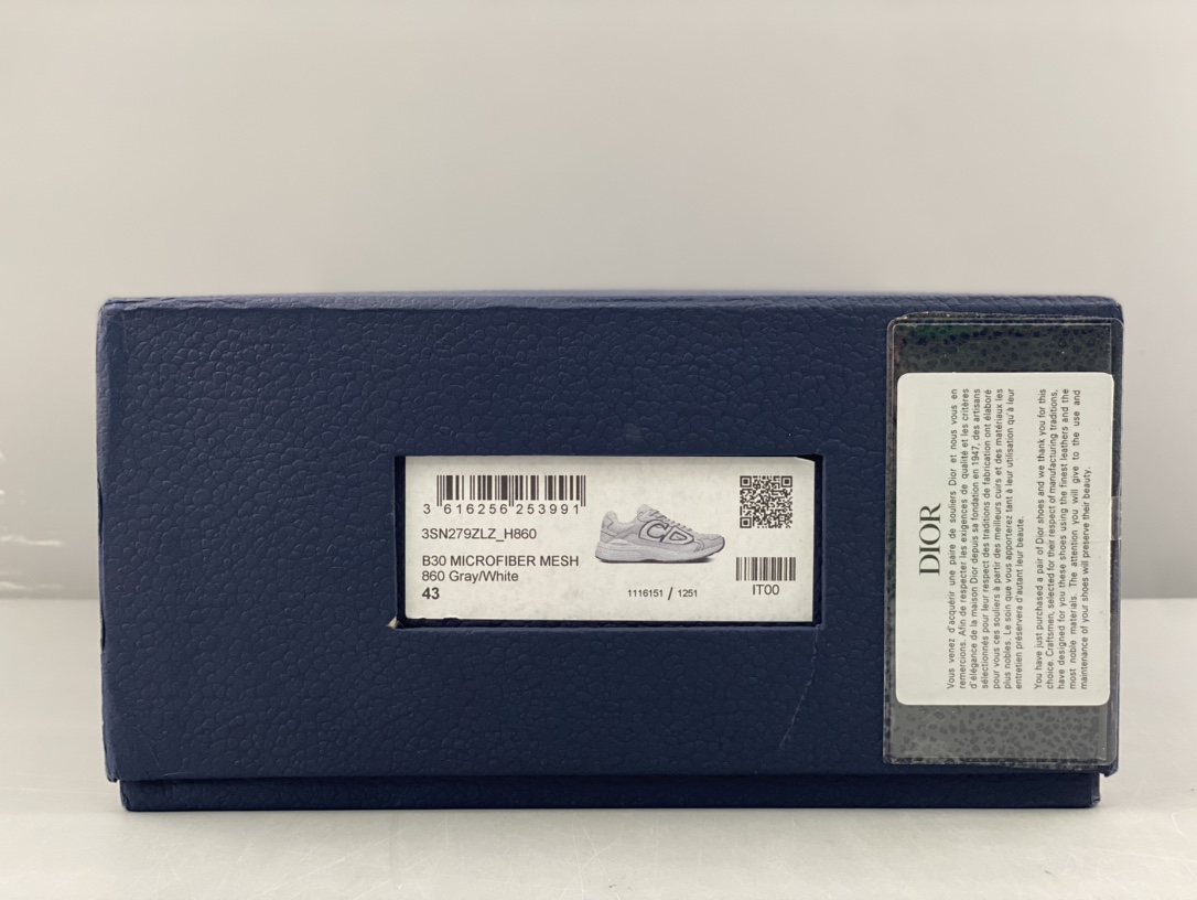 Dior Male Sneakers Black S