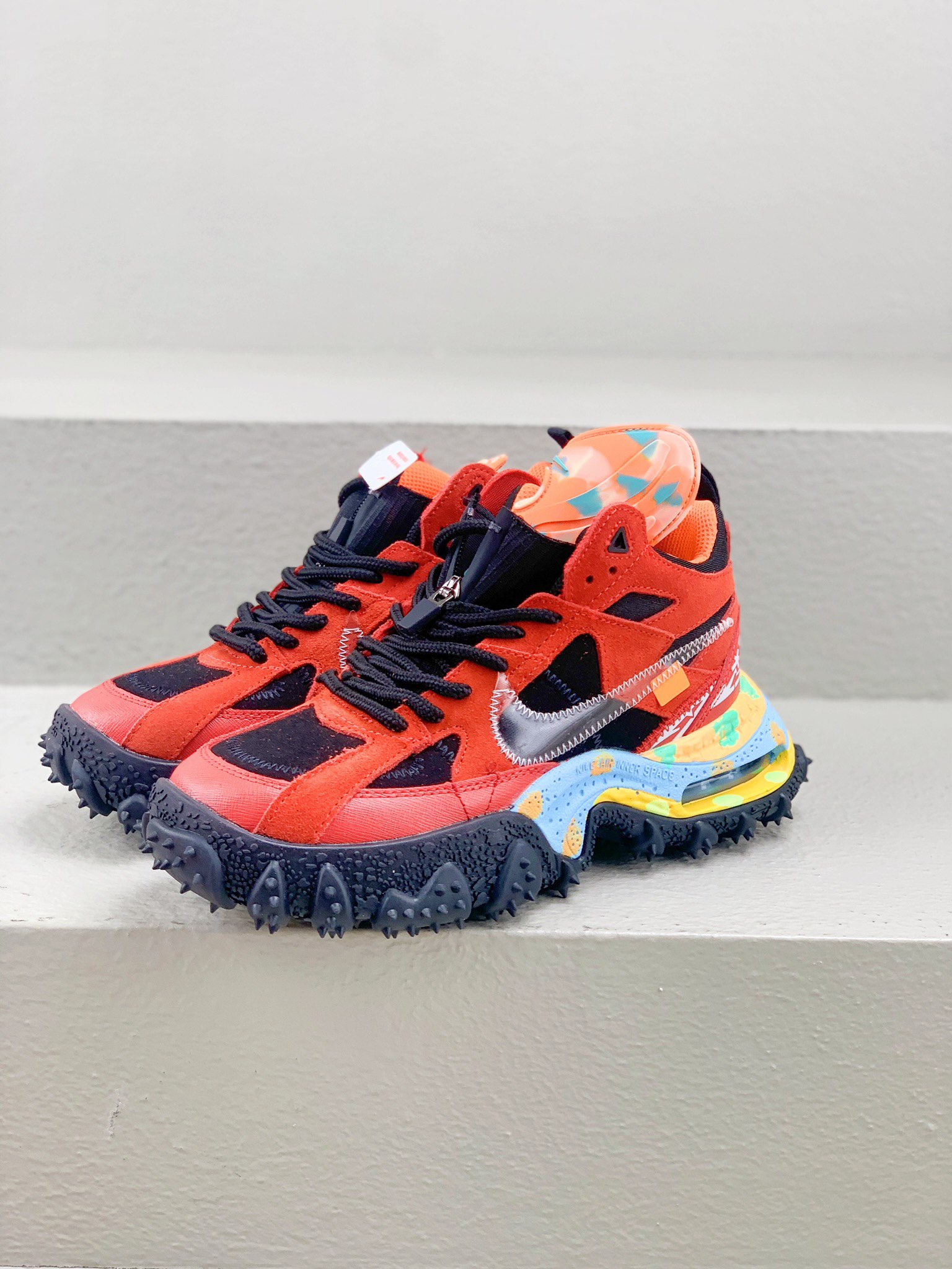 Balenciaga Nike Basic Shoes Red M-l-s