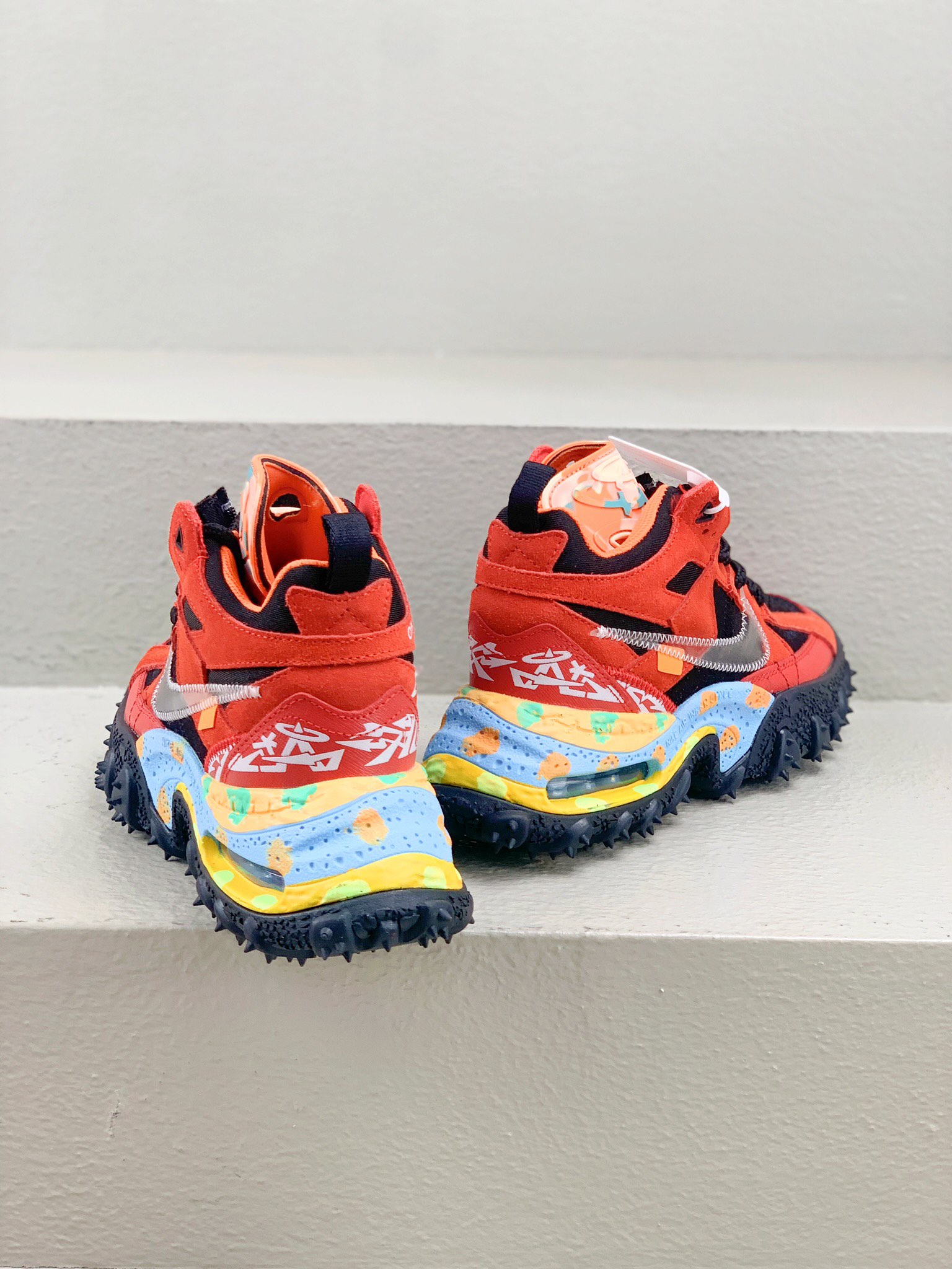 Balenciaga Nike Basic Shoes Red M-l-s