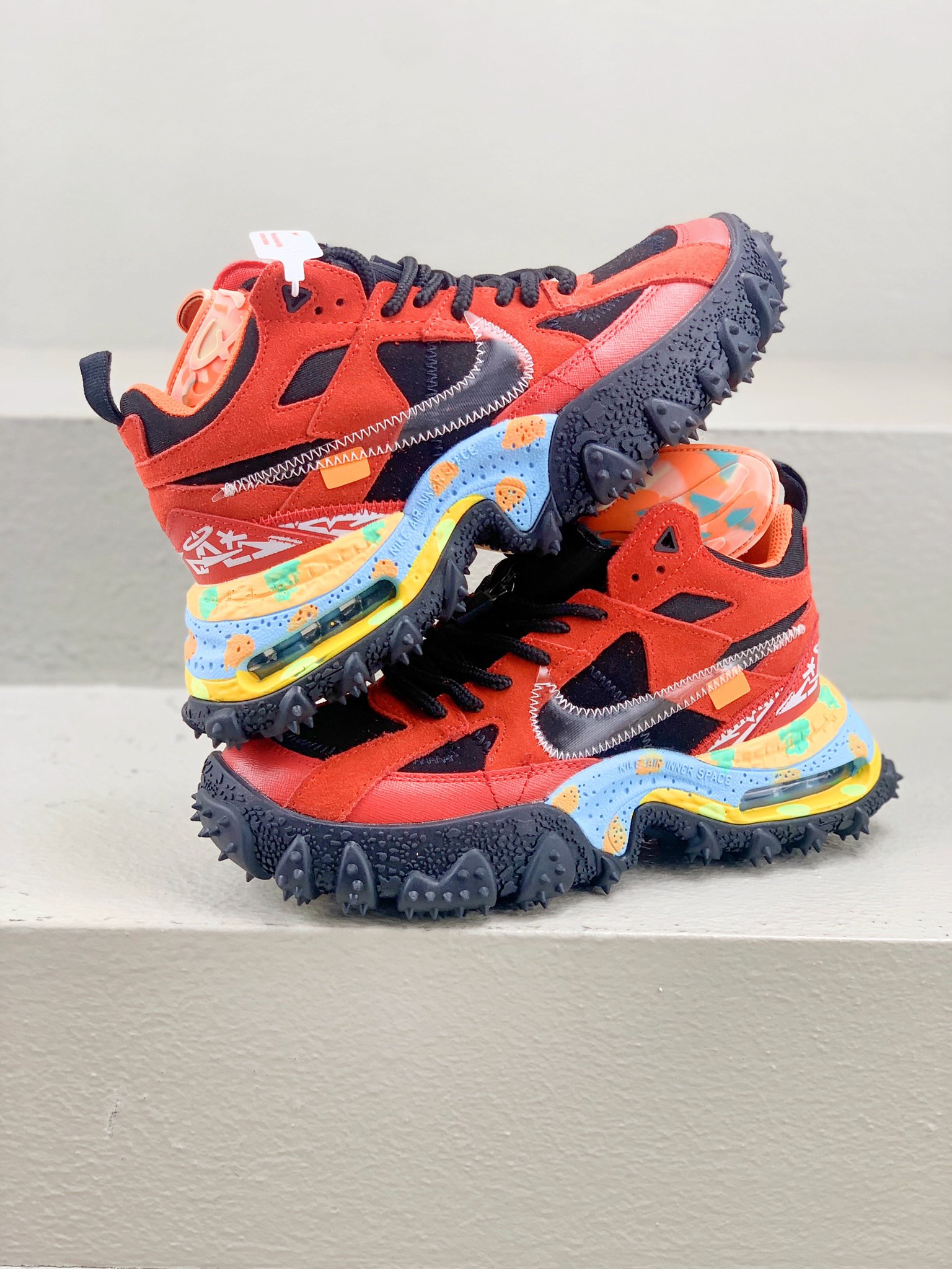 Balenciaga Nike Basic Shoes Red M-l-s