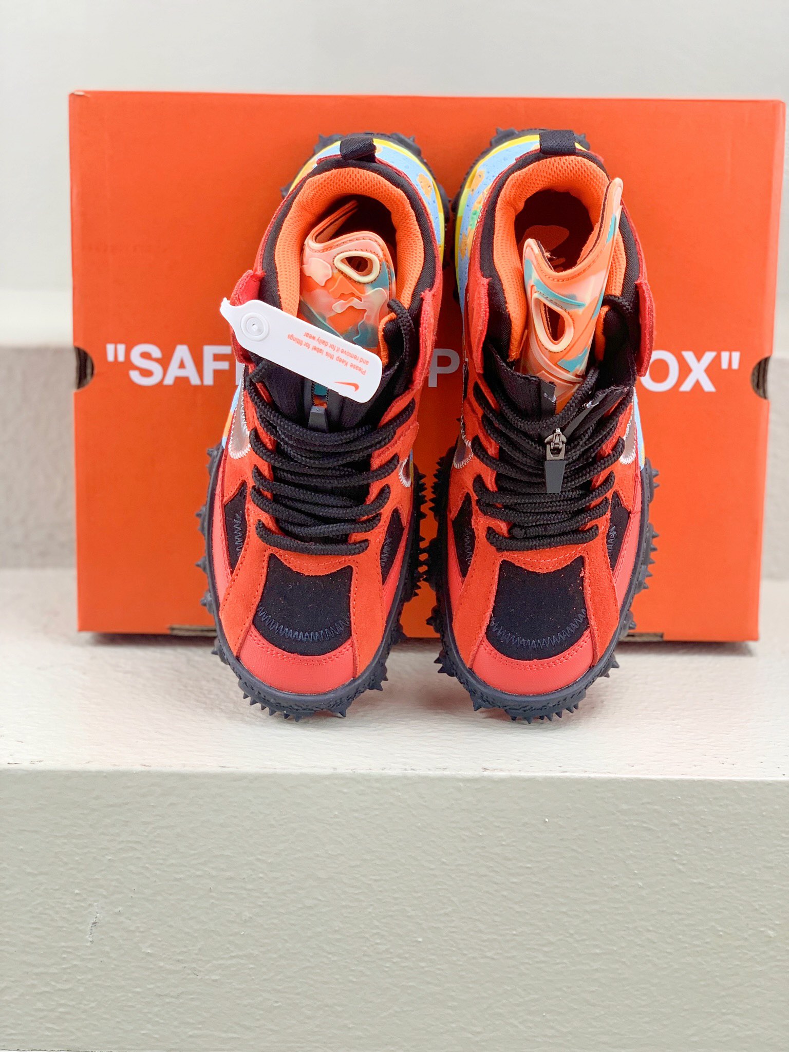 Balenciaga Nike Basic Shoes Red M-l-s