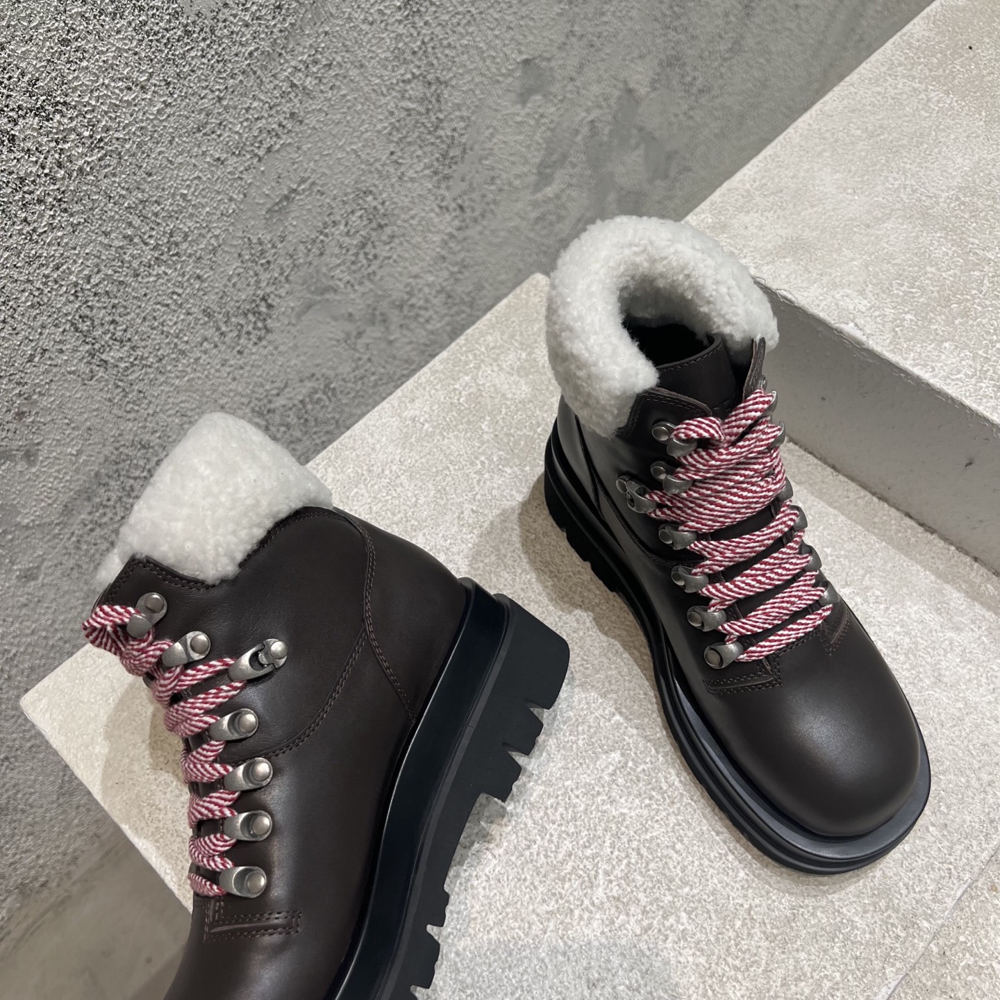 Bottega Veneta Dr. Martens Boots Cow Leather M-s