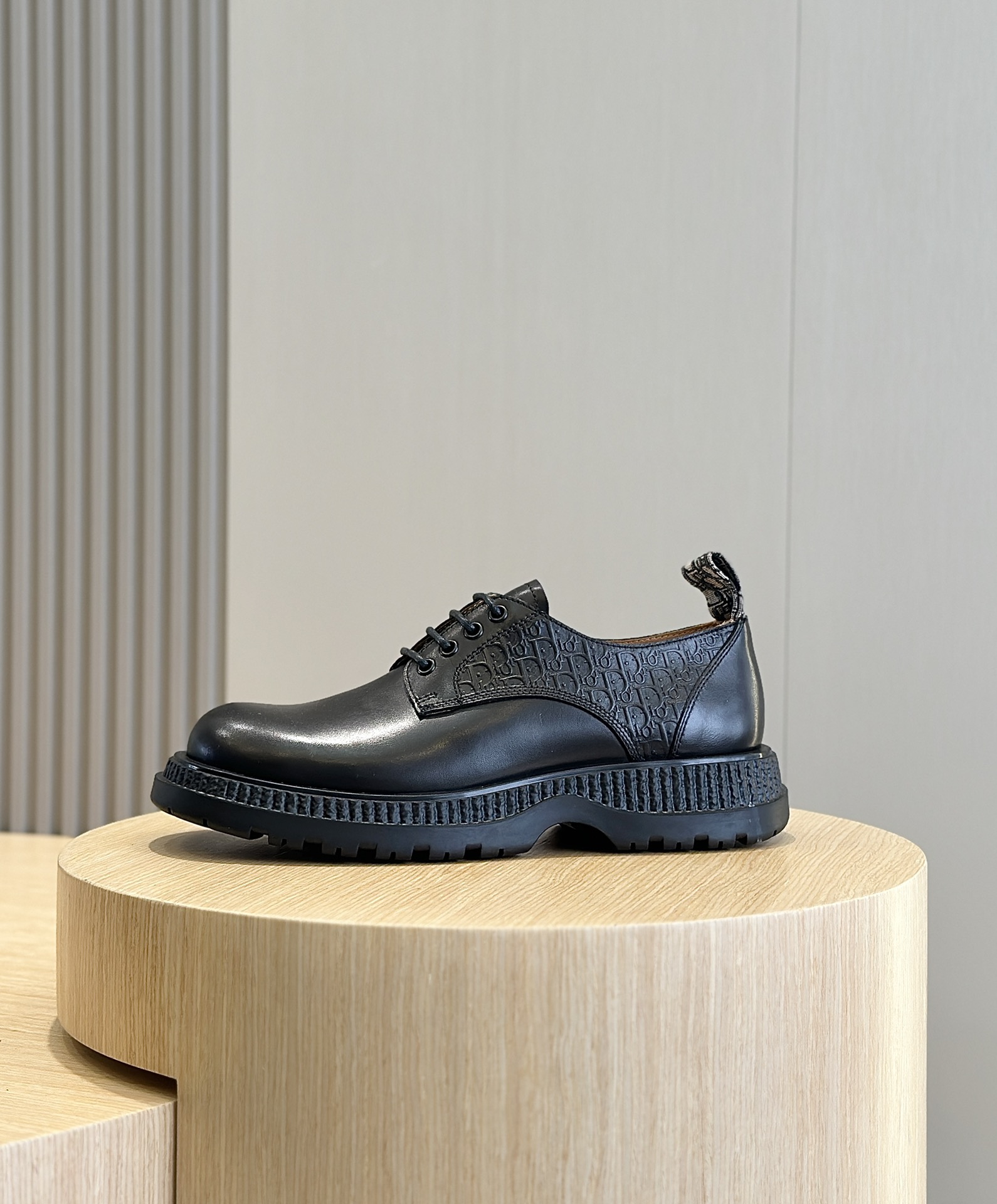 Dior Male Leather Shoes Cow Leather Brown L-s