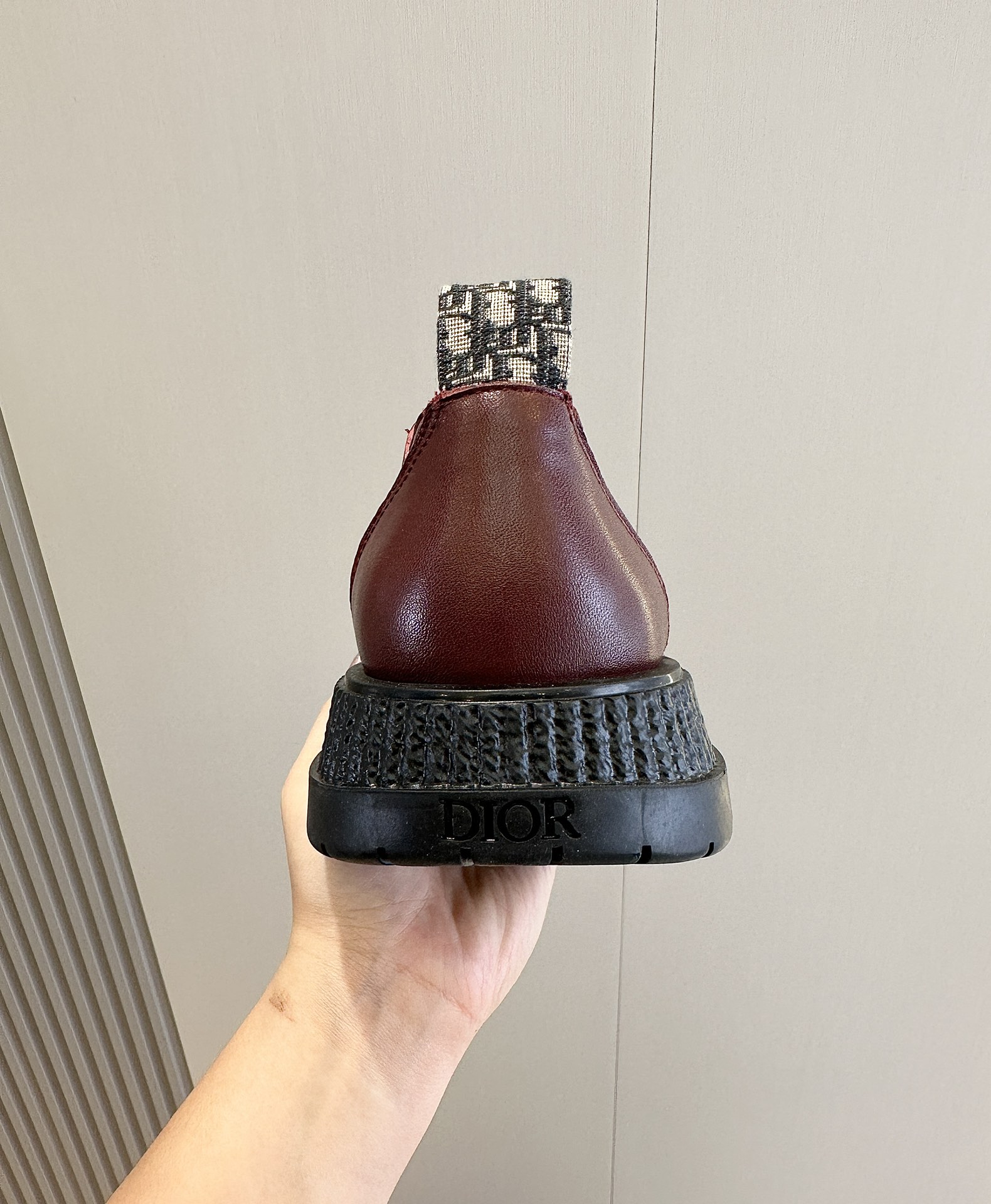 Dior Male Leather Shoes Cow Leather Brown L-s