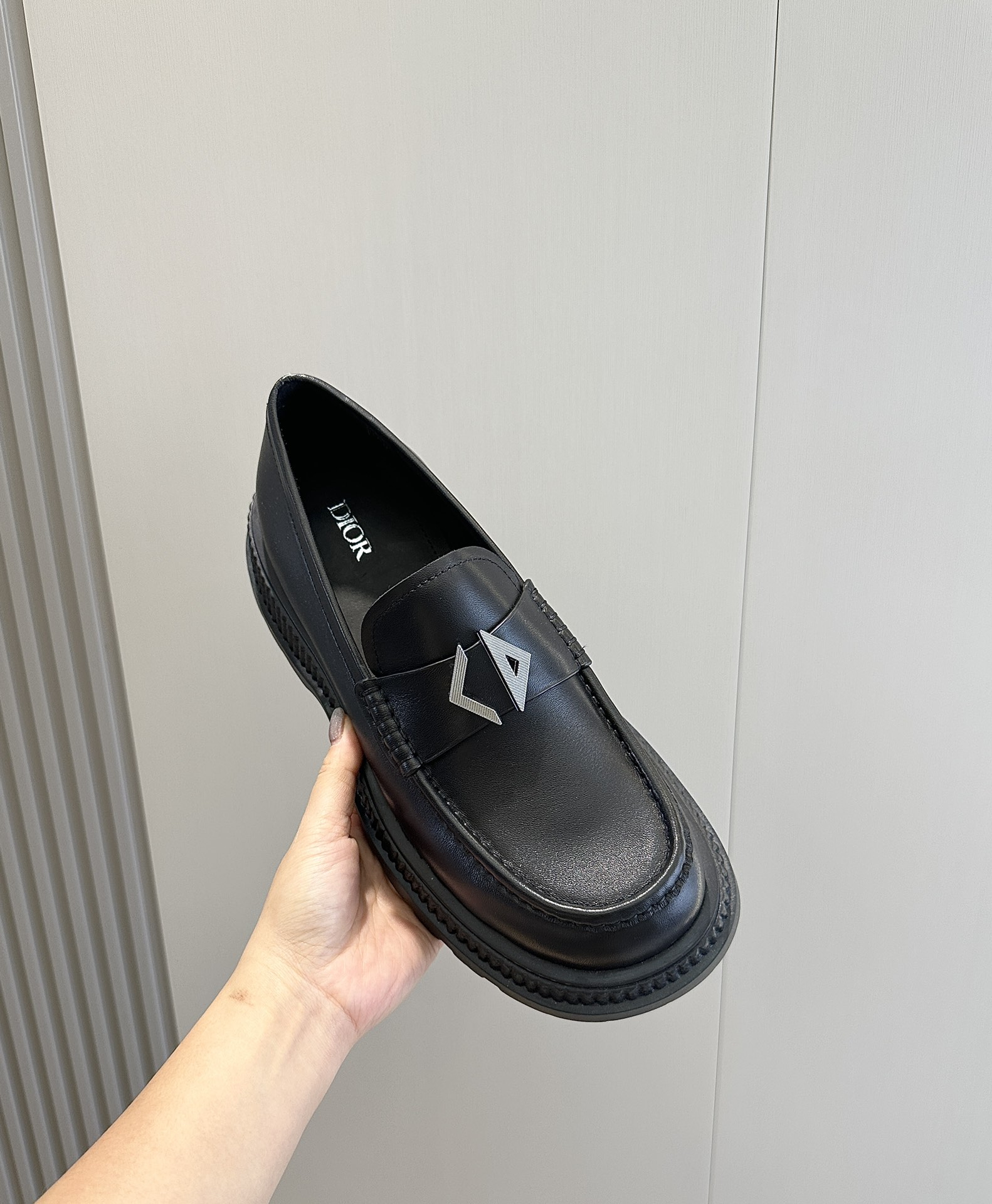Loafers Cow Leather Black L-s
