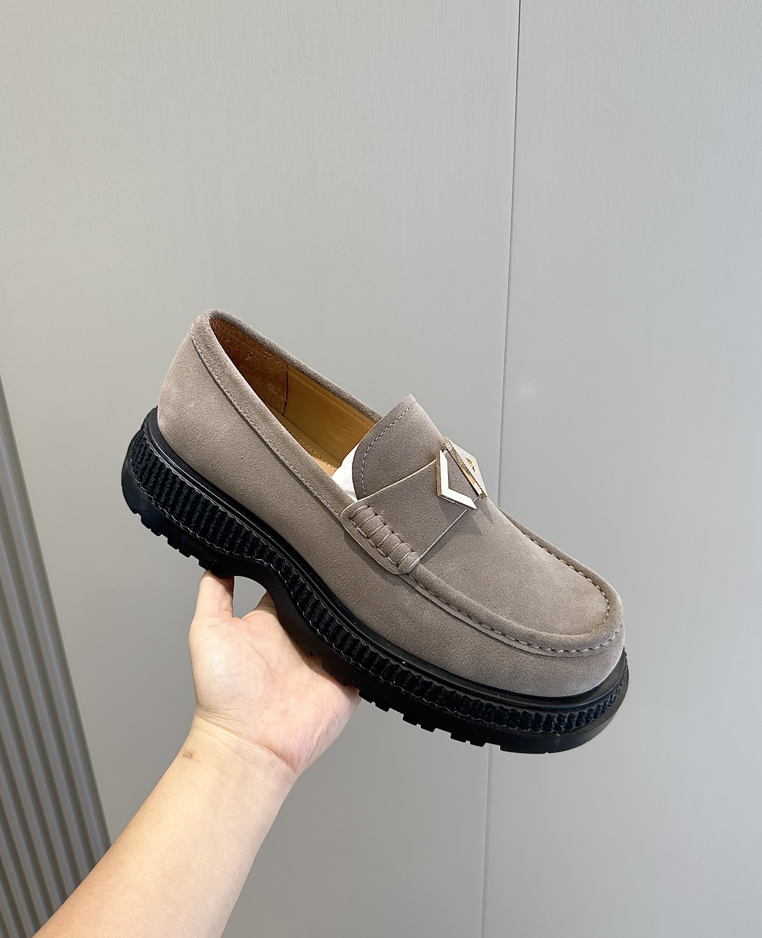 Loafers Cow Leather Black L-s