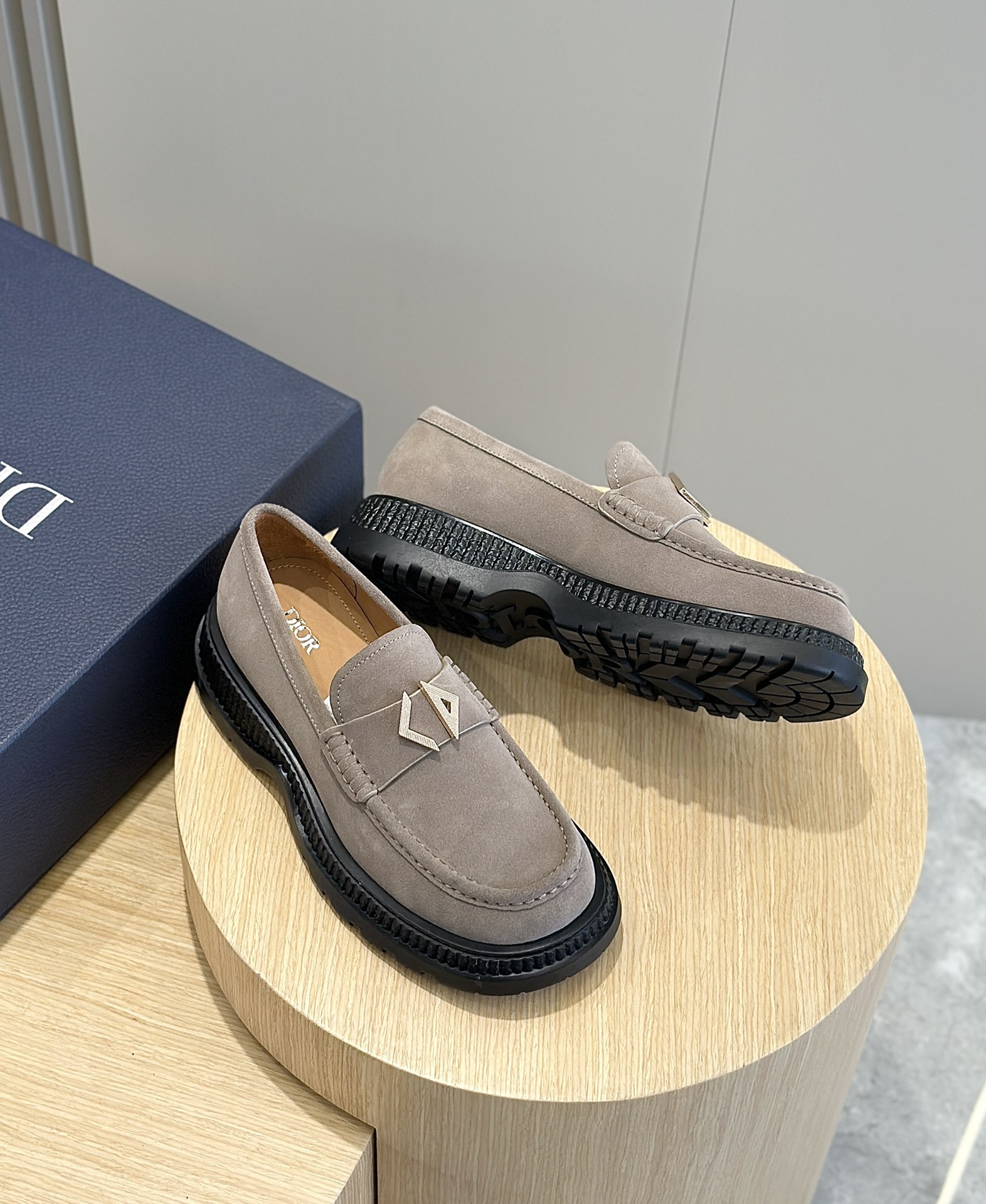 Loafers Cow Leather Black L-s