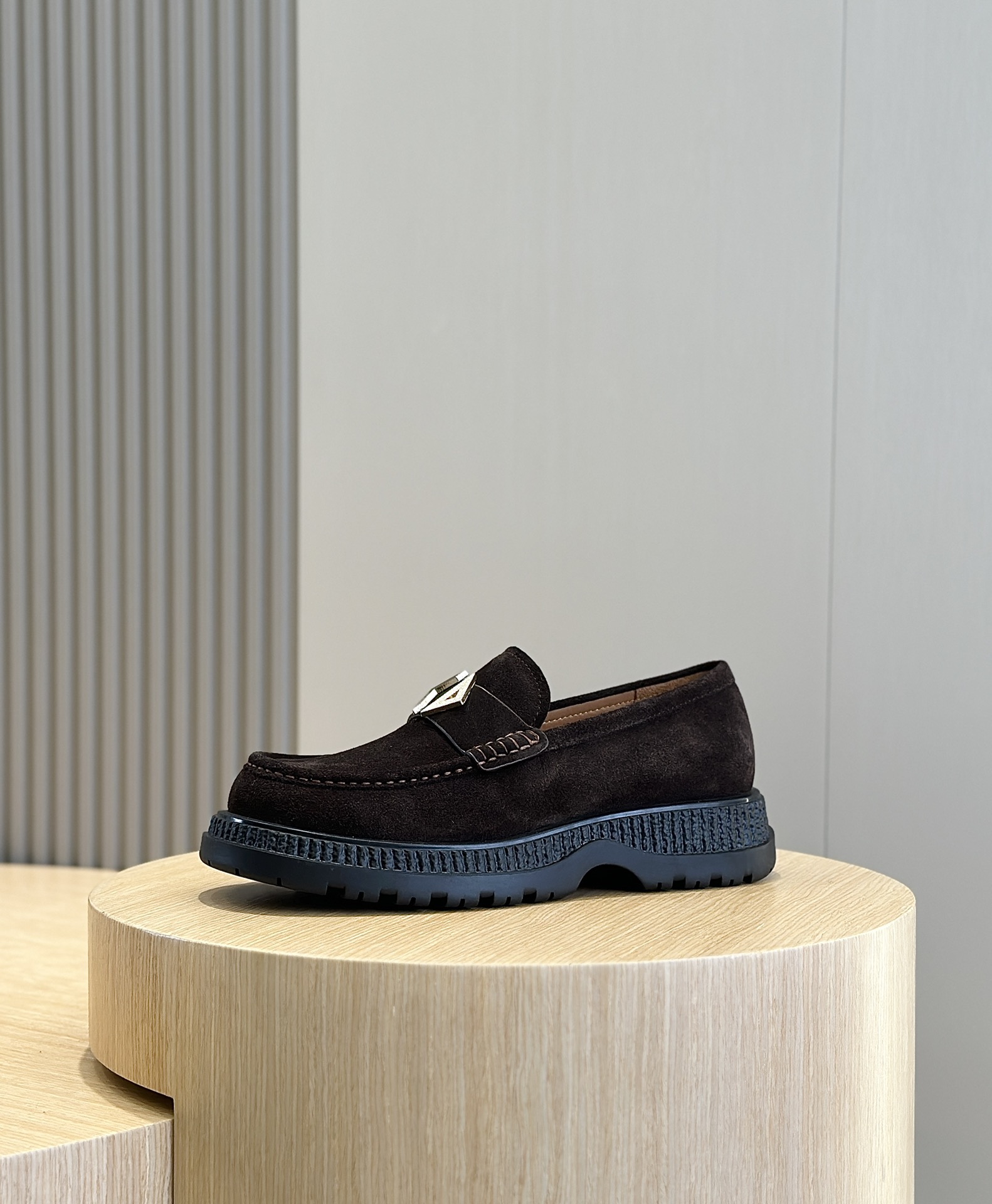 Loafers Cow Leather Black L-s