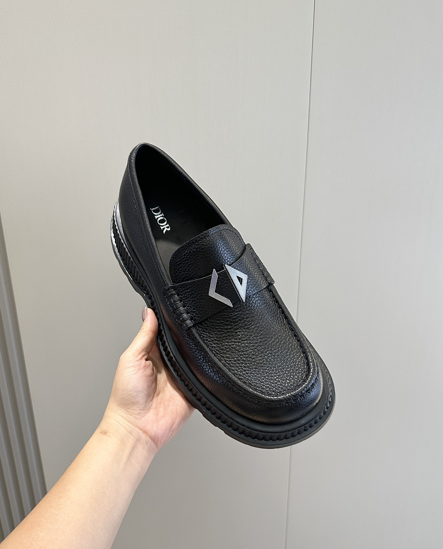 Loafers Cow Leather Black L-s