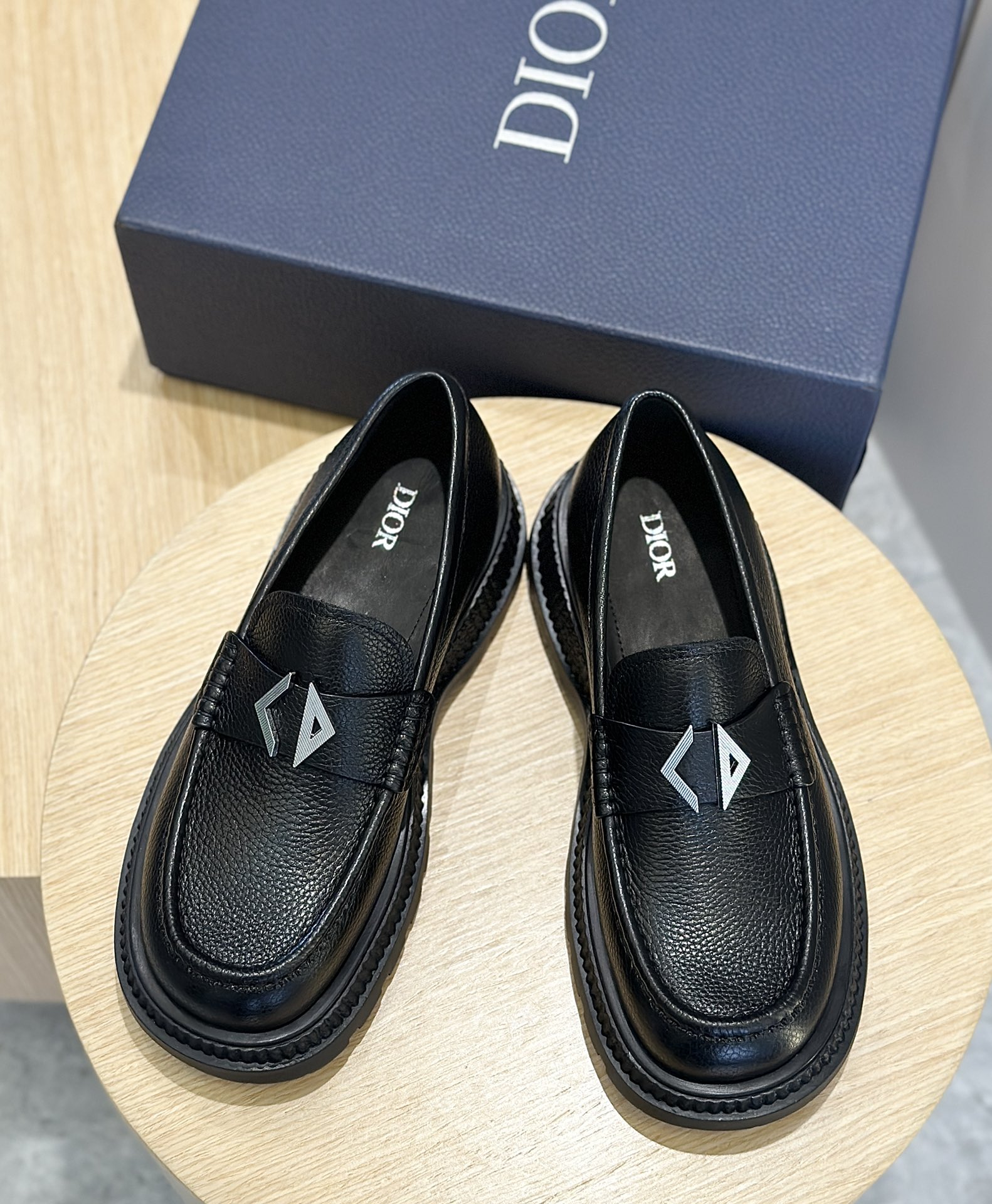 Loafers Cow Leather Black L-s