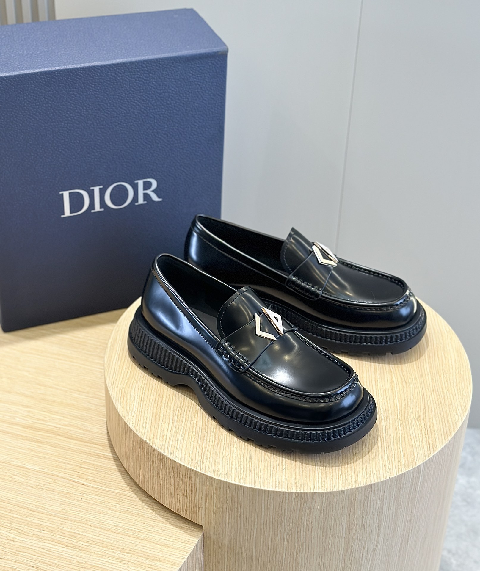 Loafers Cow Leather Black L-s