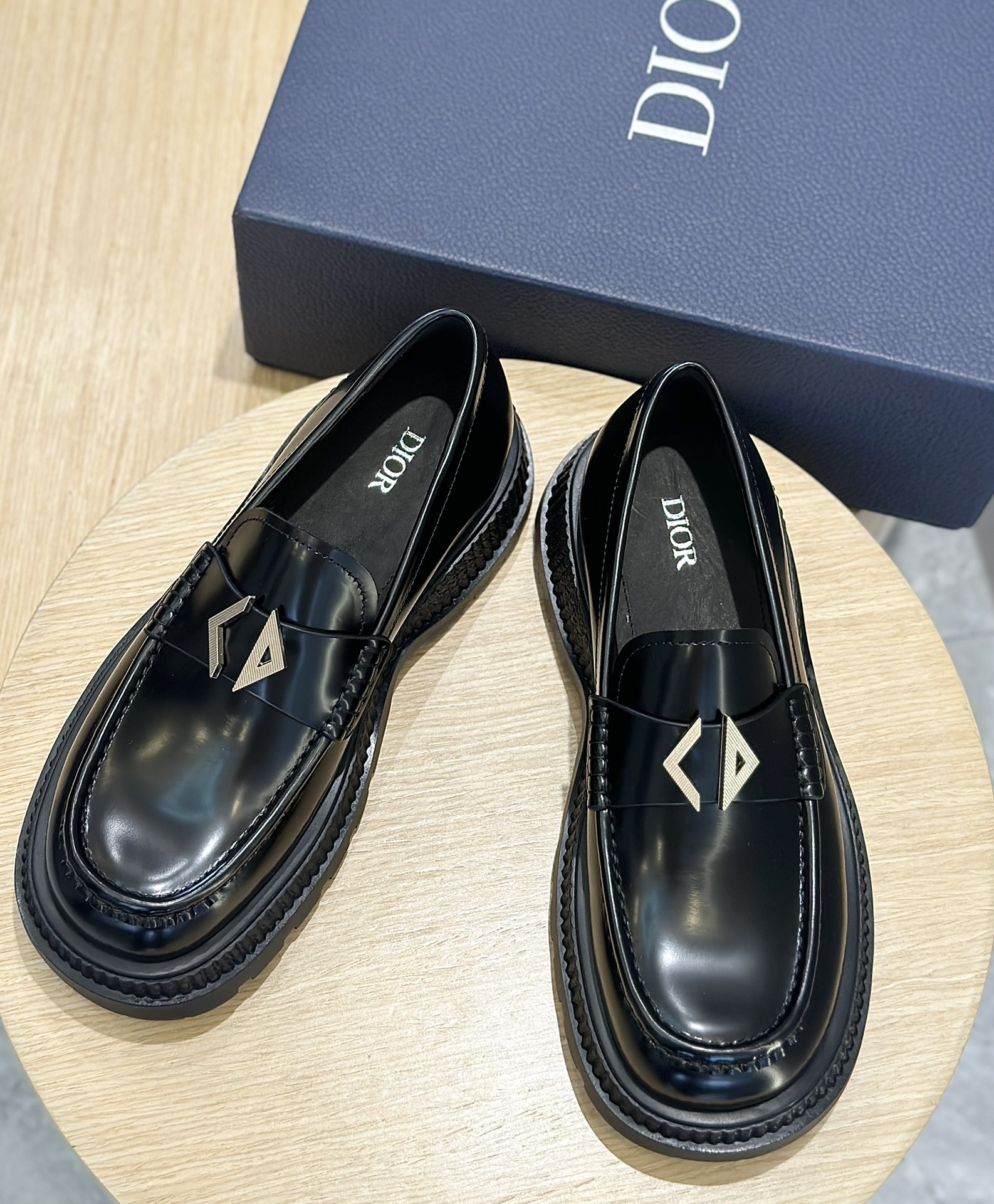 Loafers Cow Leather Black L-s