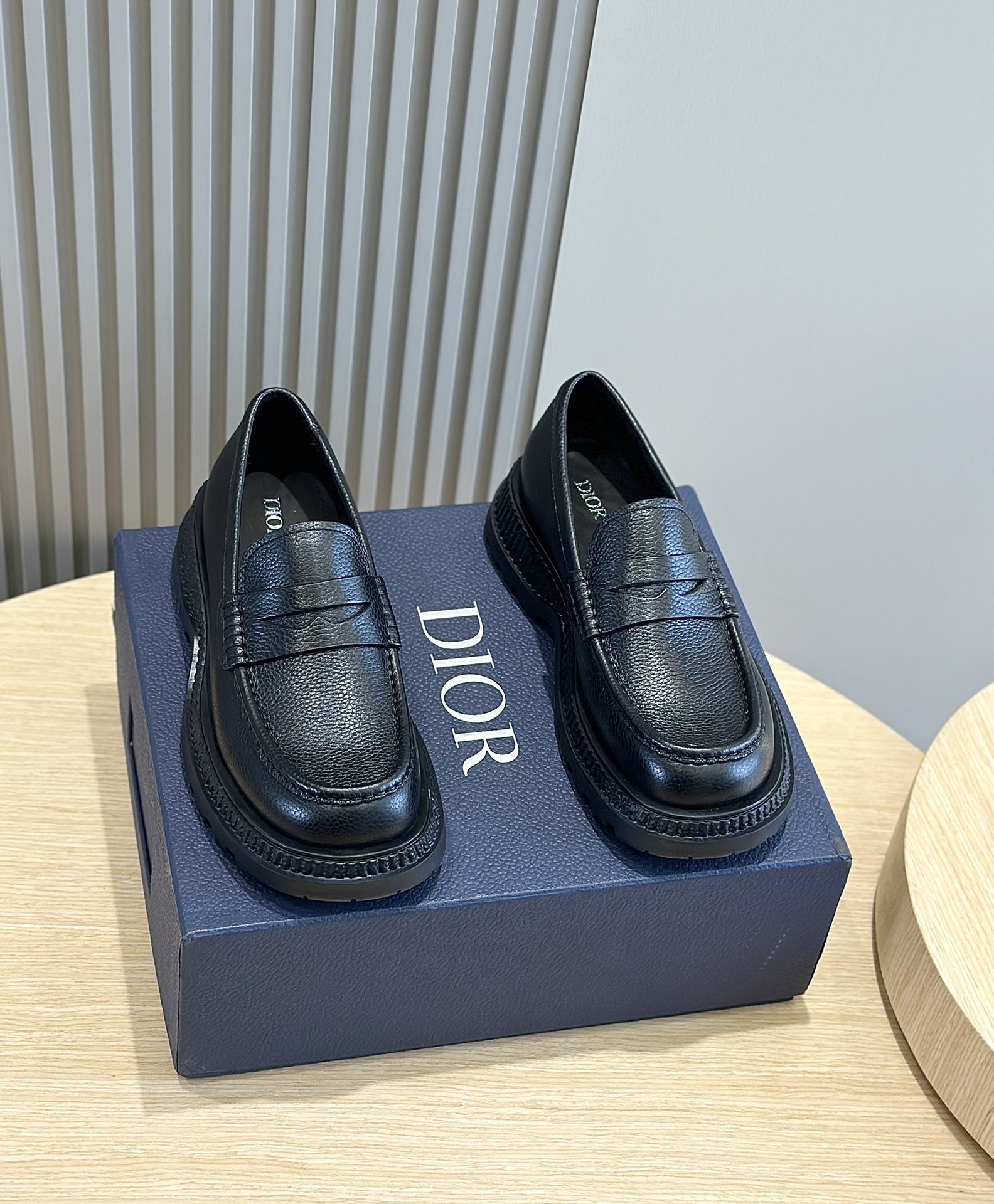 Dior Male Leather Shoes Cow Leather Brown L-s