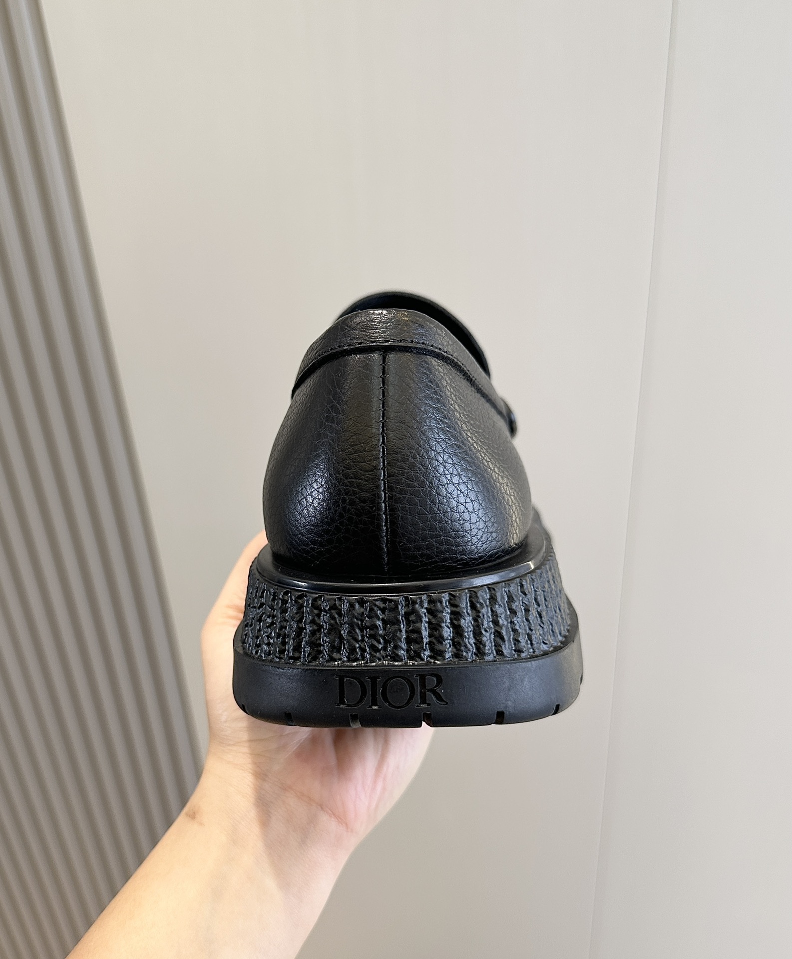 Dior Male Leather Shoes Cow Leather Brown L-s