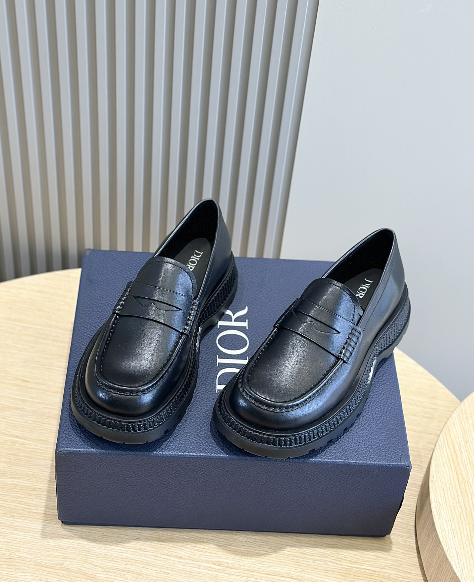 Dior Male Leather Shoes Cow Leather Brown L-s