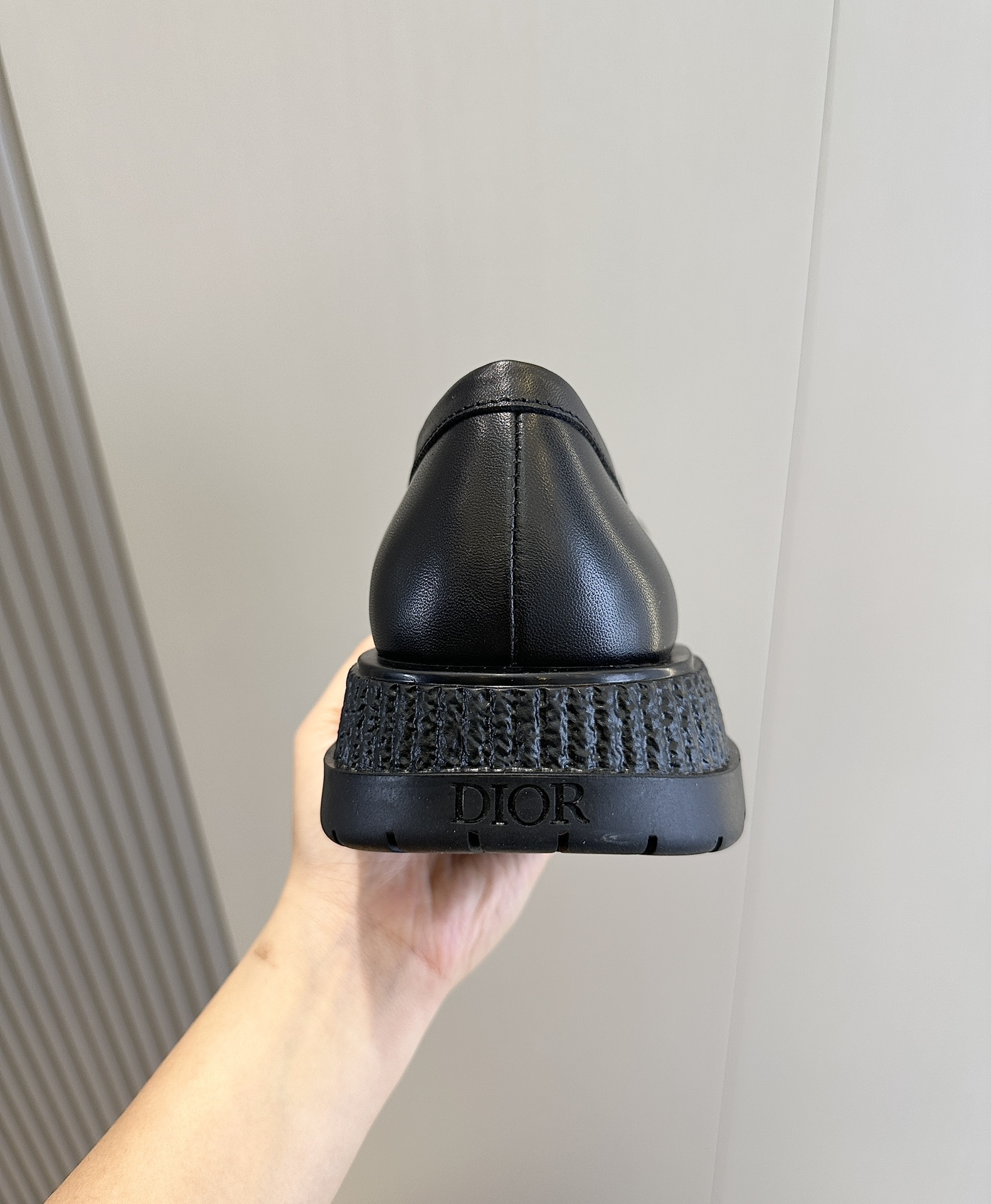 Dior Male Leather Shoes Cow Leather Brown L-s