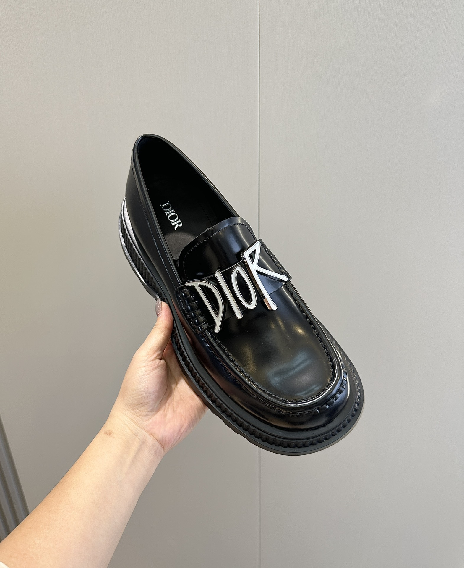 Loafers Cow Leather Black L-s