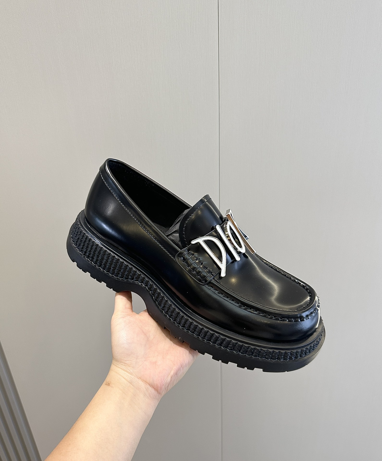 Loafers Cow Leather Black L-s