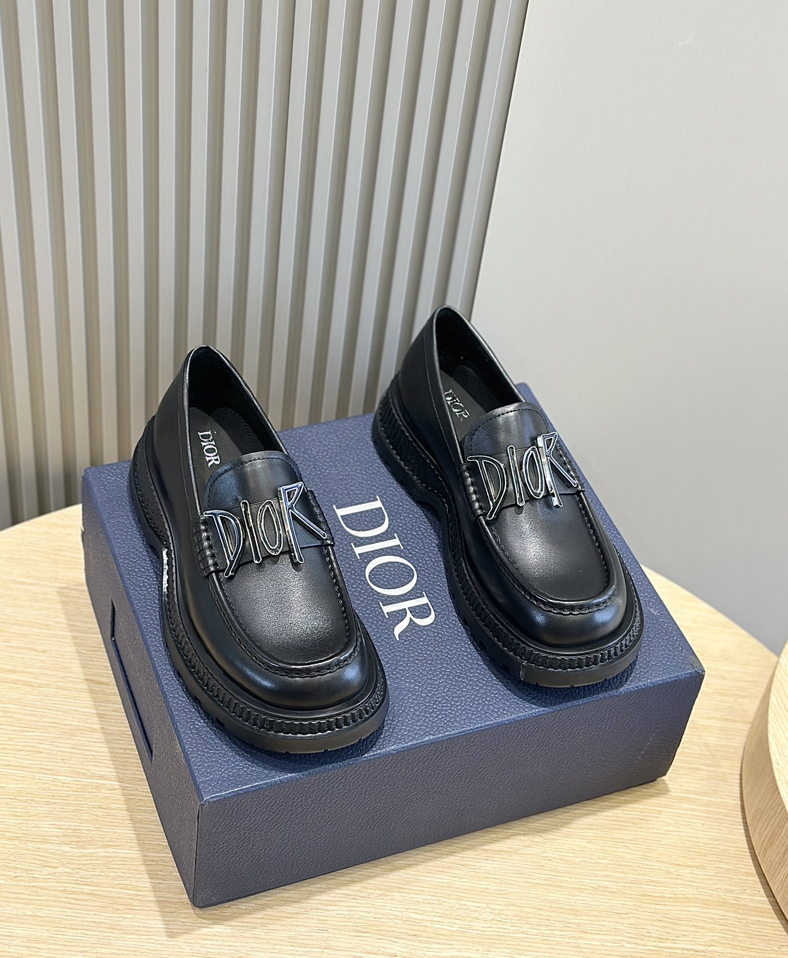 Loafers Cow Leather Black L-s